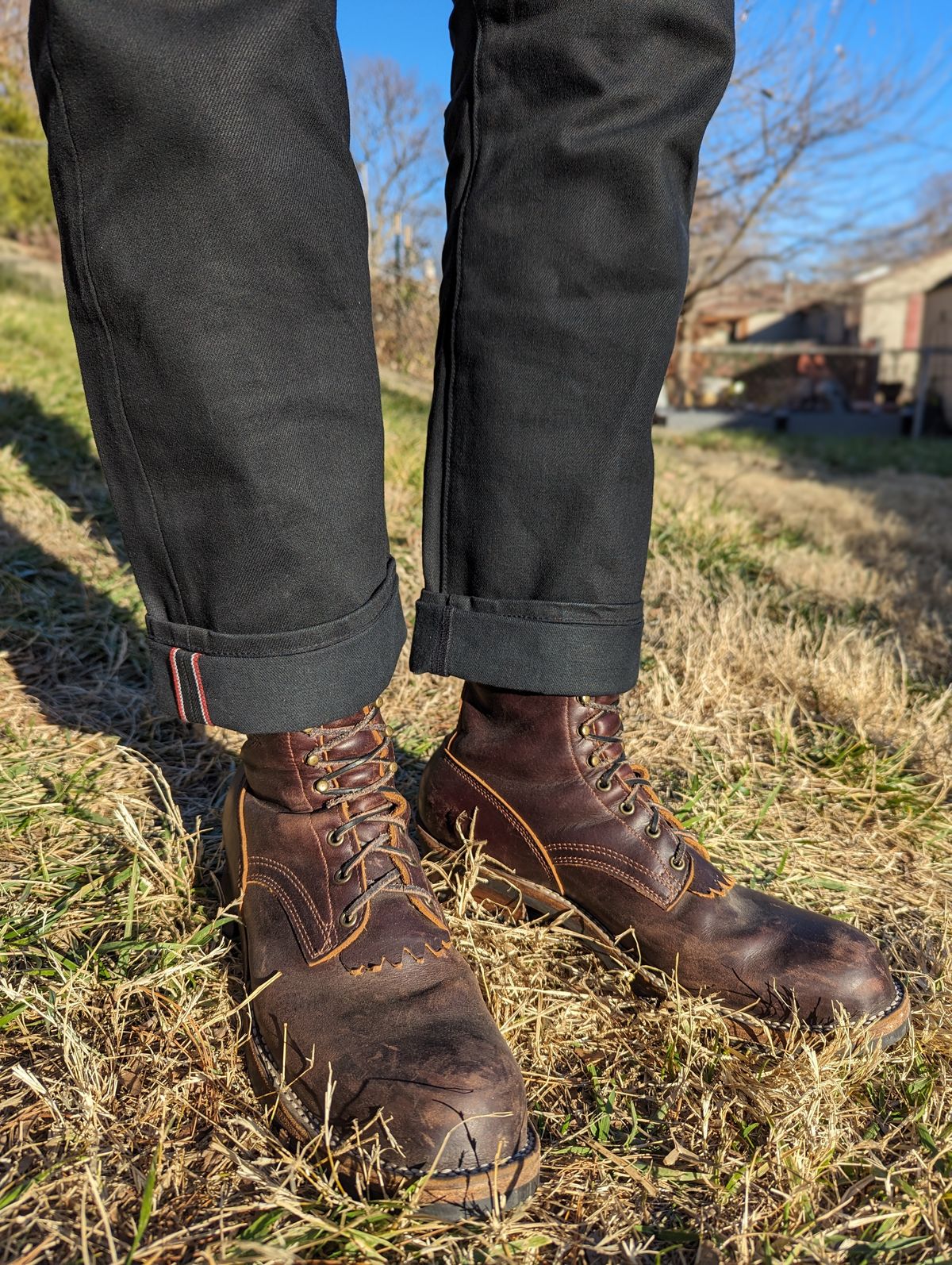 Photo by demo on January 1, 2024 of the Frank's Boots Type 1 Commander in Seidel Brown Domain.