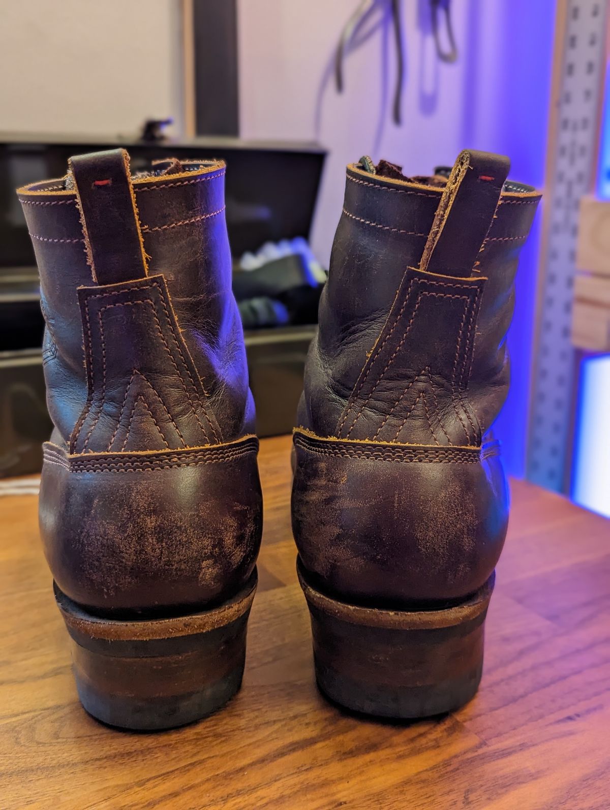Photo by demo on January 1, 2024 of the Frank's Boots Type 1 Commander in Seidel Brown Domain.
