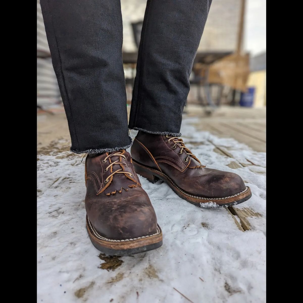 Photo by demo on February 4, 2024 of the Frank's Boots Type 1 Commander in Seidel Brown Domain.