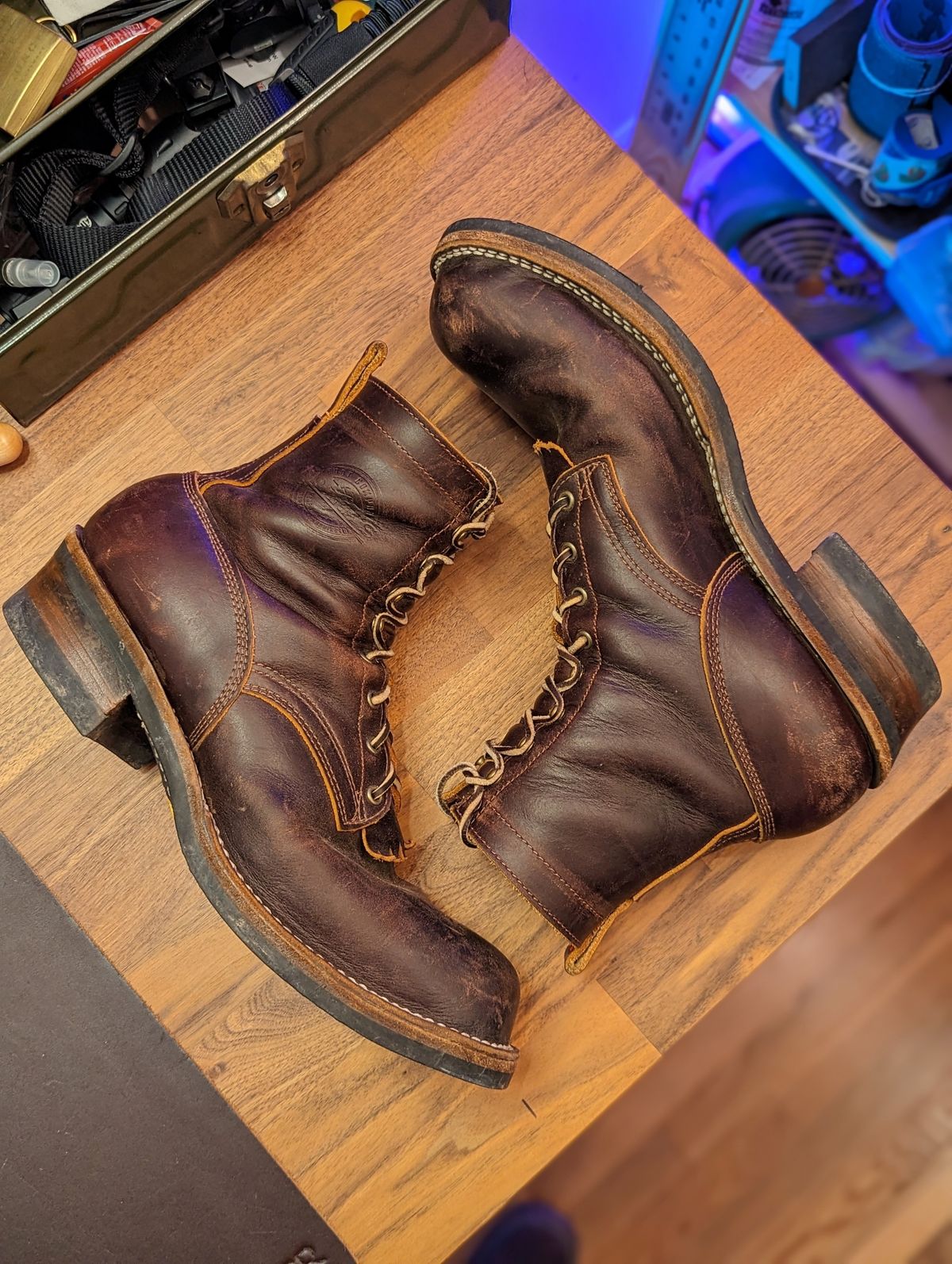 Photo by demo on February 4, 2024 of the Frank's Boots Type 1 Commander in Seidel Brown Domain.