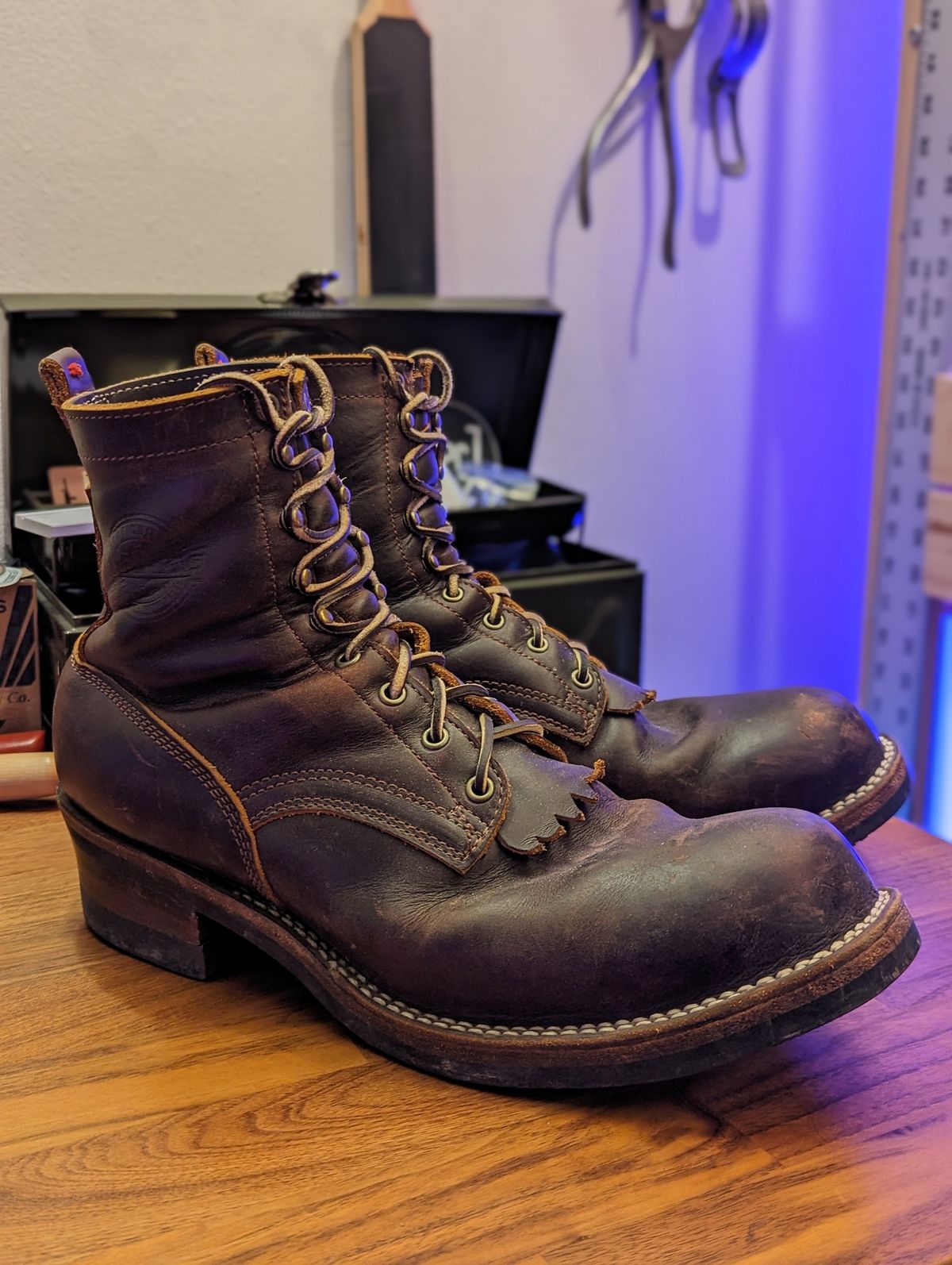 Photo by demo on February 4, 2024 of the Frank's Boots Type 1 Commander in Seidel Brown Domain.