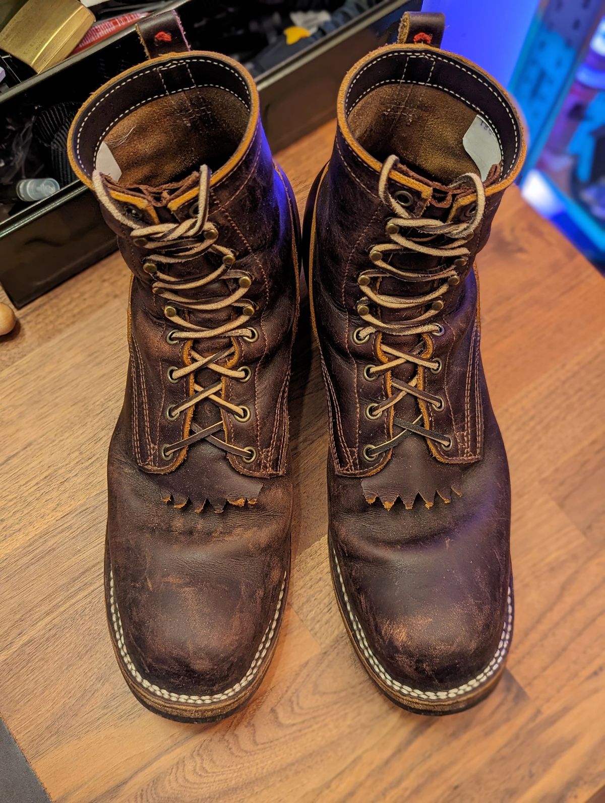 Photo by demo on February 4, 2024 of the Frank's Boots Type 1 Commander in Seidel Brown Domain.