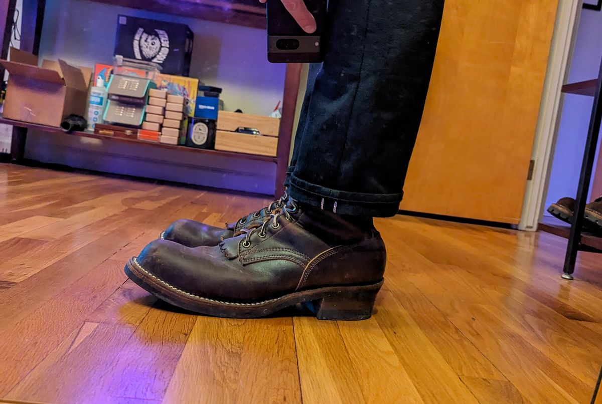 Photo by demo on February 7, 2024 of the Frank's Boots Type 1 Commander in Seidel Brown Domain.