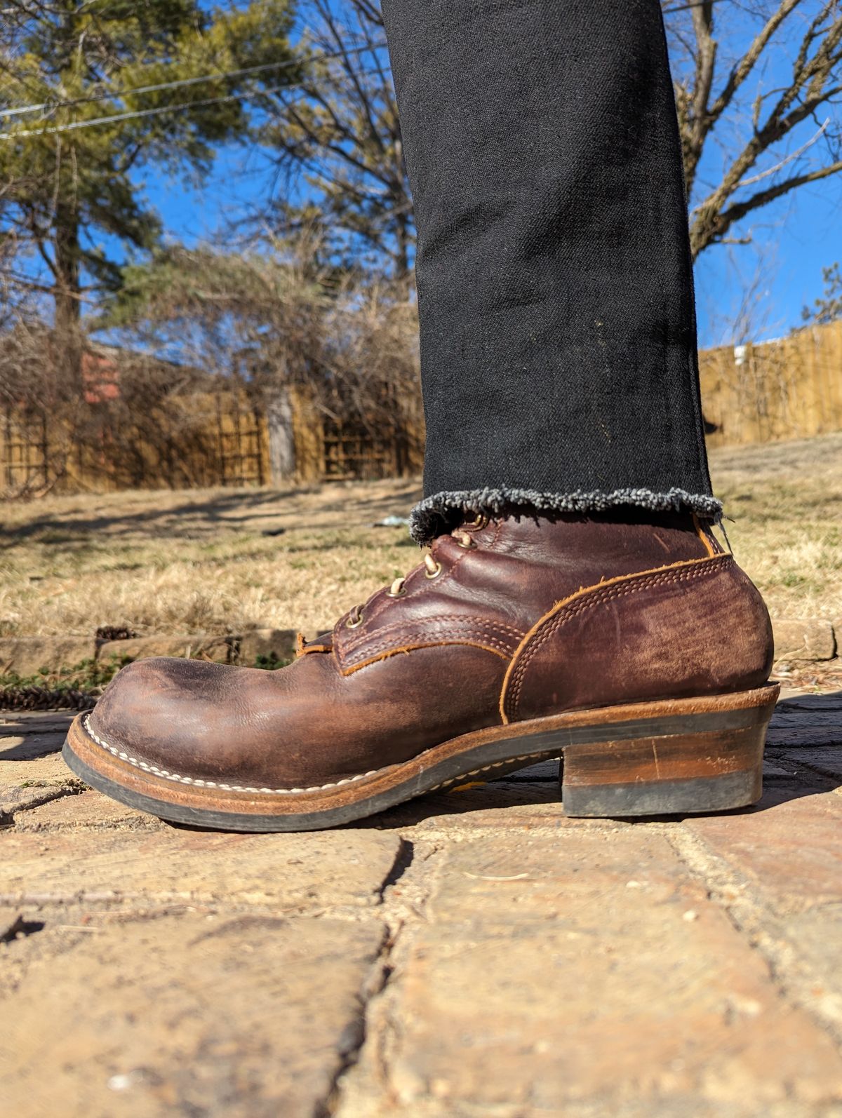Photo by demo on February 13, 2024 of the Frank's Boots Type 1 Commander in Seidel Brown Domain.