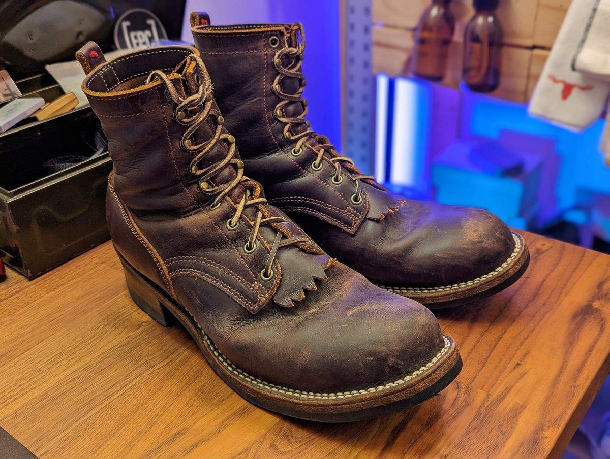 Photo by demo on February 21, 2024 of the Frank's Boots Type 1 Commander in Seidel Brown Domain.