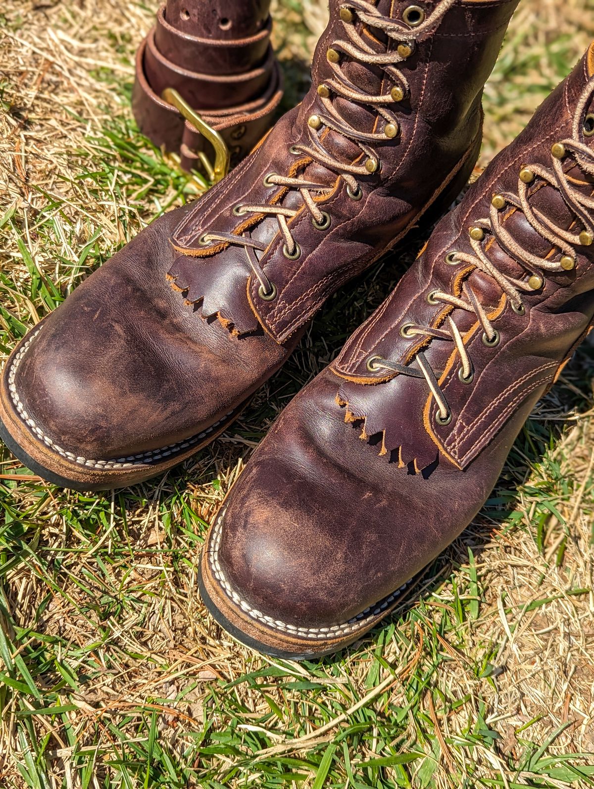 Photo by demo on March 2, 2024 of the Frank's Boots Type 1 Commander in Seidel Brown Domain.