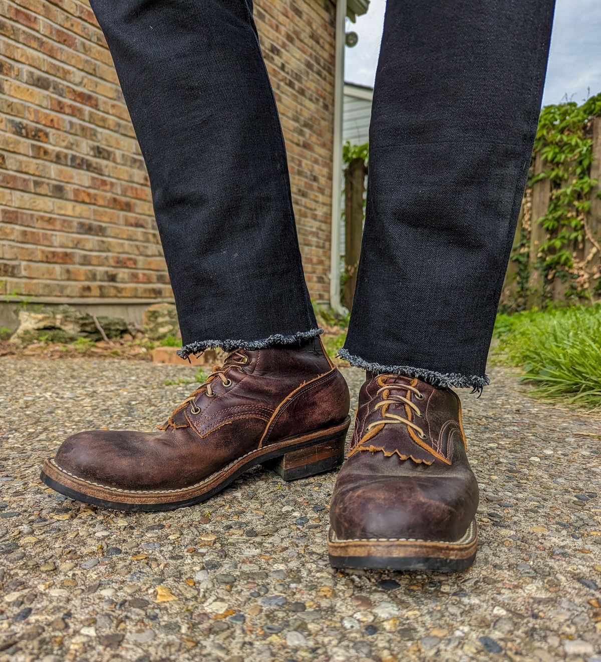 Photo by demo on April 26, 2024 of the Frank's Boots Type 1 Commander in Seidel Brown Domain.