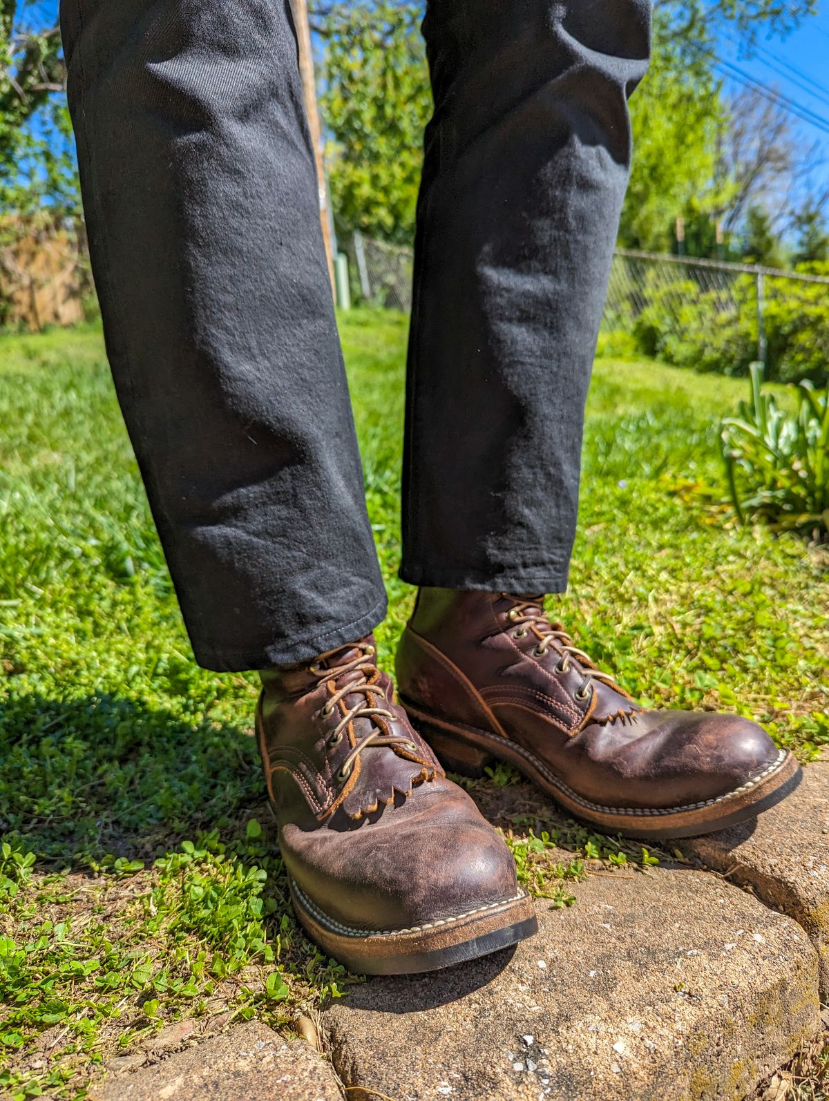 Photo by demo on April 17, 2024 of the Frank's Boots Type 1 Commander in Seidel Brown Domain.