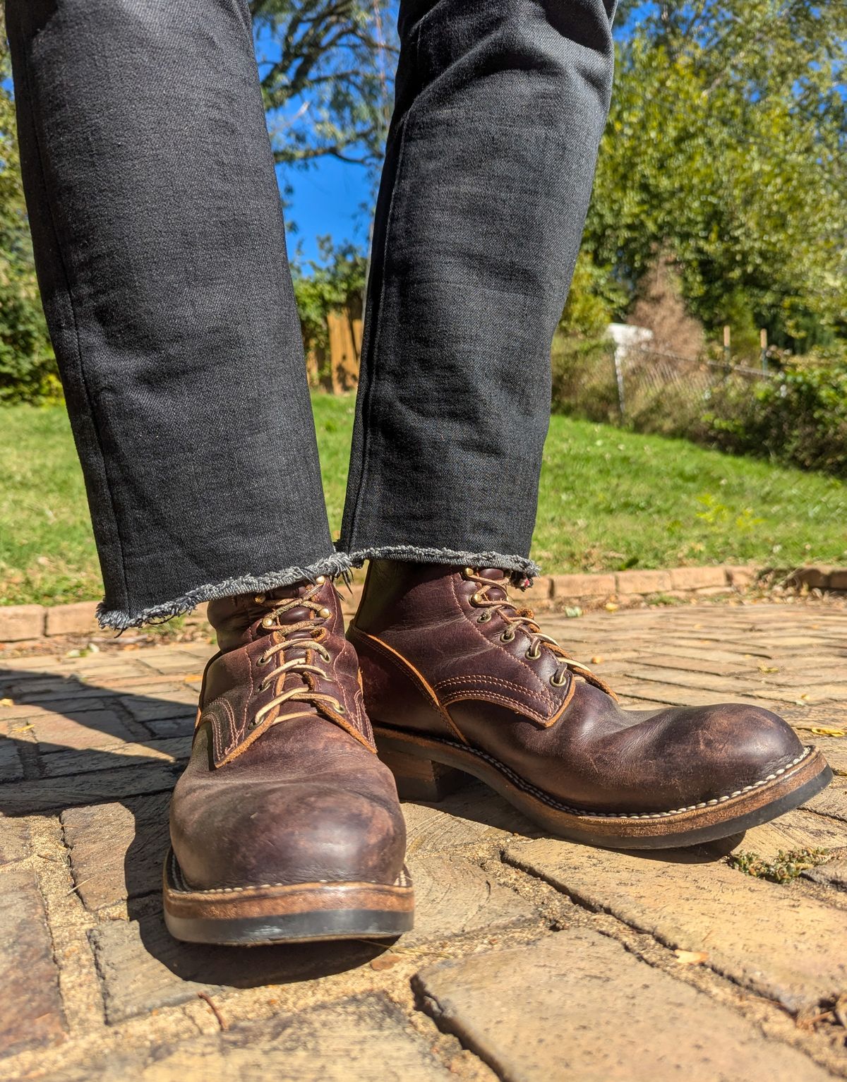 Photo by demo on October 8, 2024 of the Frank's Boots Type 1 Commander in Seidel Brown Domain.