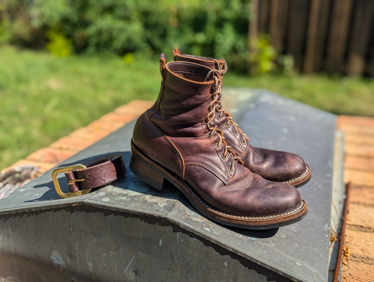 Photo by demo on October 11, 2024 of the Frank's Boots Type 1 Commander in Seidel Brown Domain.