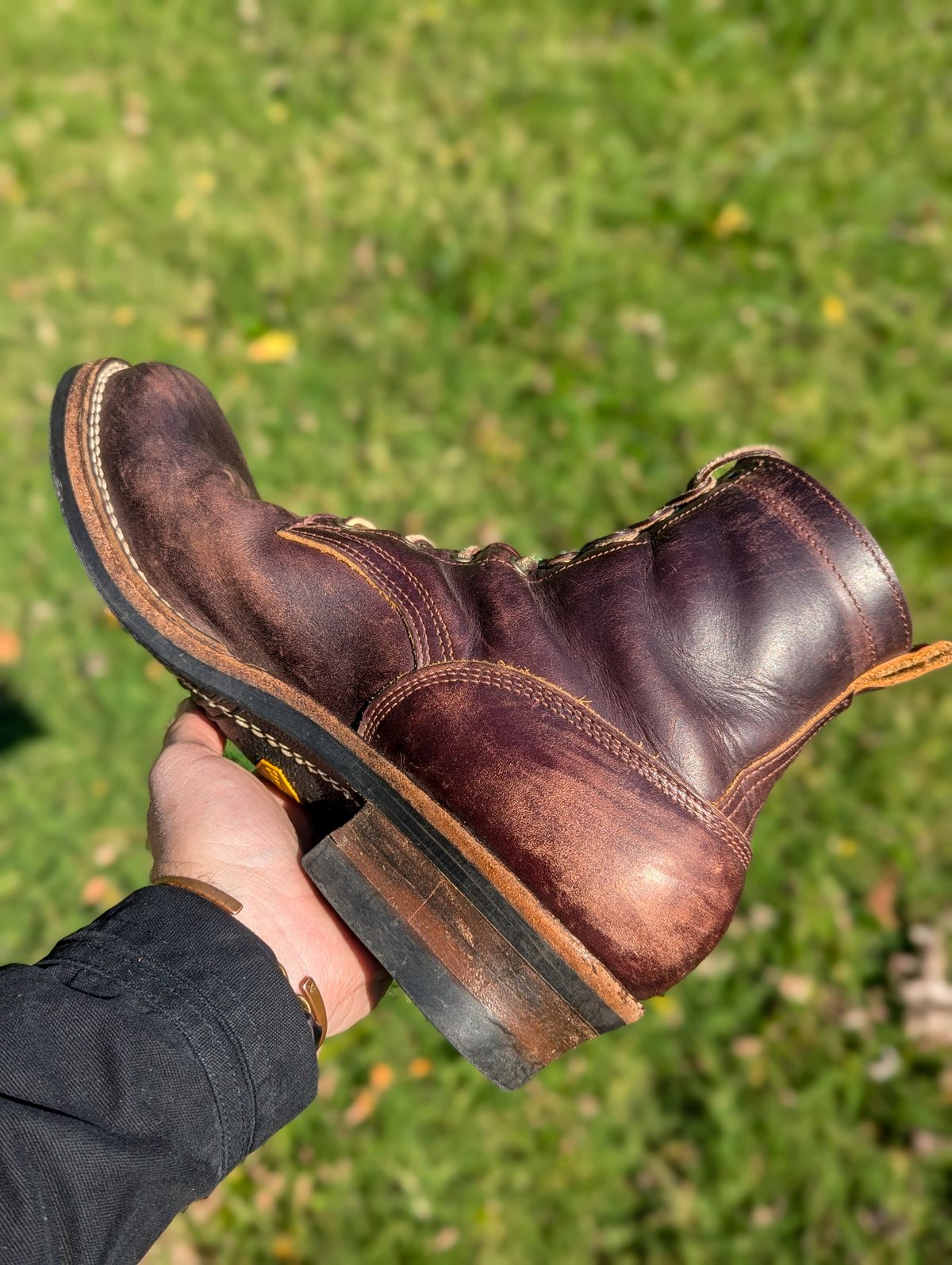 Photo by demo on October 11, 2024 of the Frank's Boots Type 1 Commander in Seidel Brown Domain.