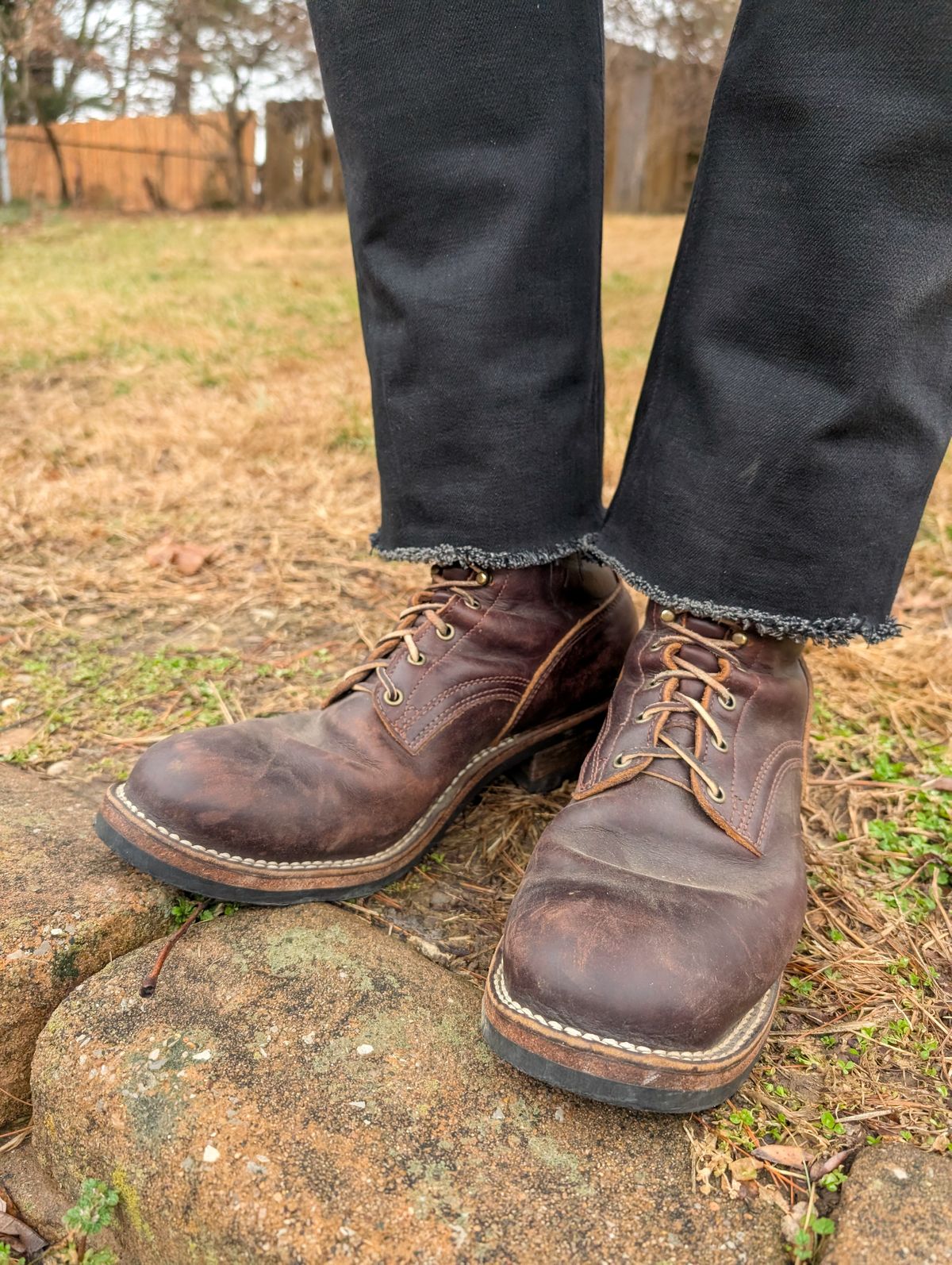 Photo by demo on February 8, 2025 of the Frank's Boots Type 1 Commander in Seidel Brown Domain.
