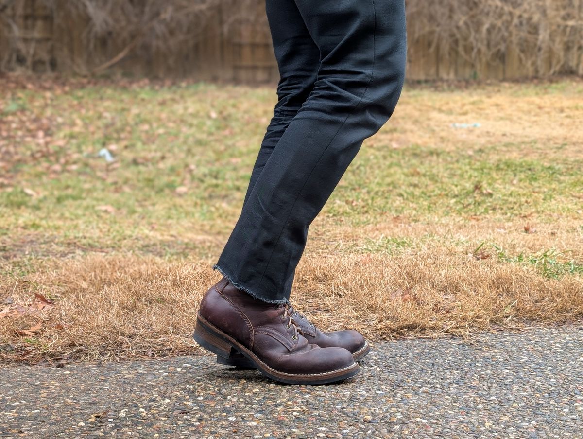 Photo by demo on February 8, 2025 of the Frank's Boots Type 1 Commander in Seidel Brown Domain.