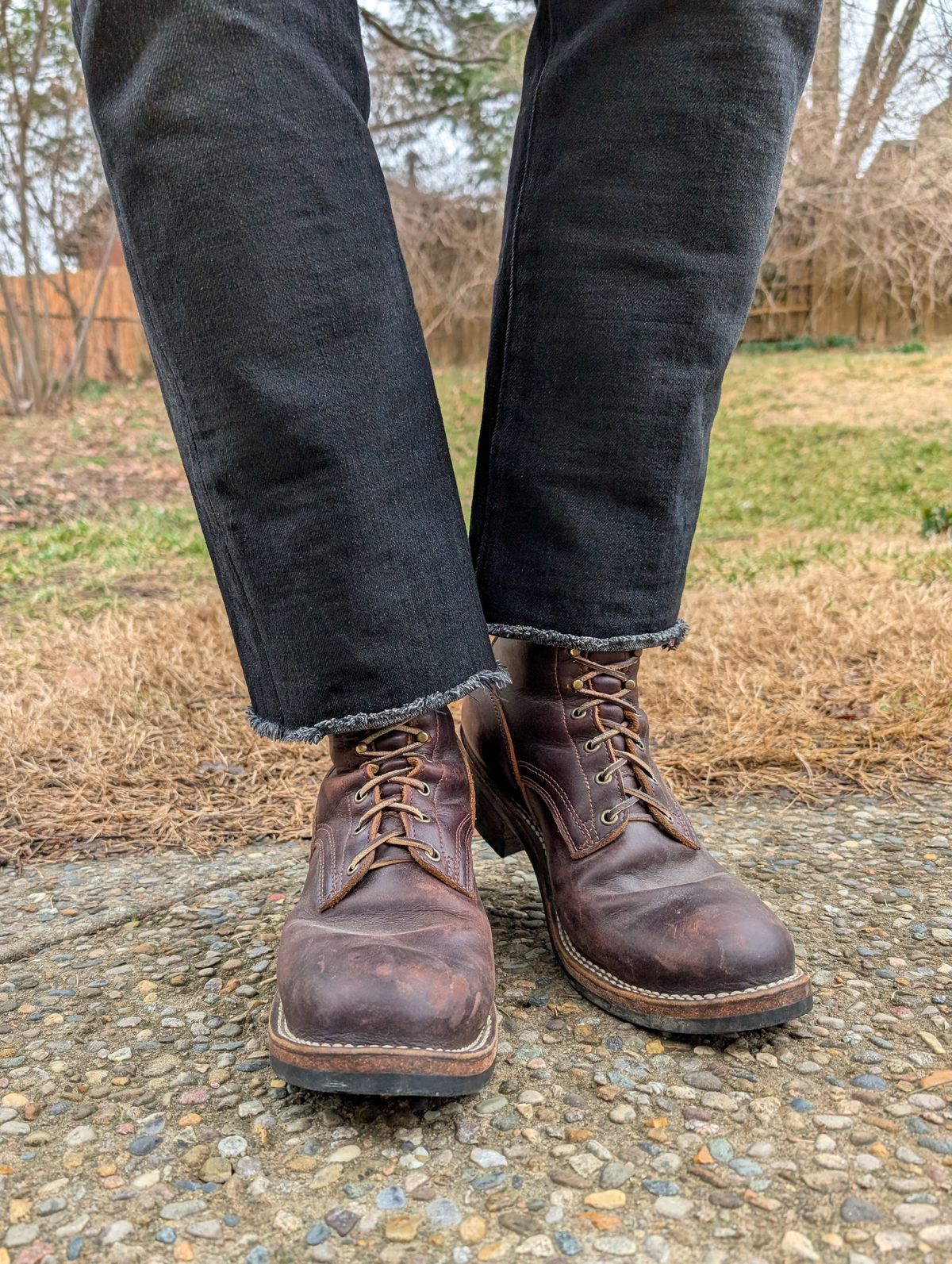 Photo by demo on March 5, 2025 of the Frank's Boots Type 1 Commander in Seidel Brown Domain.