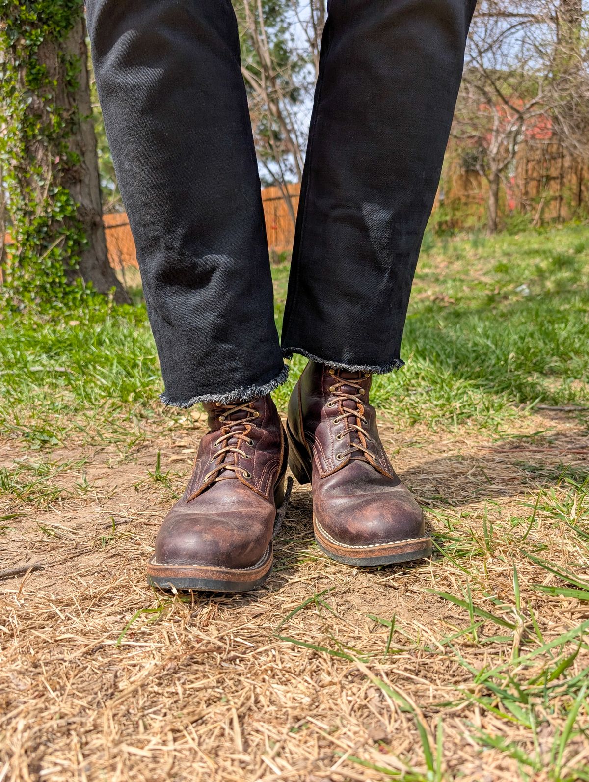 Photo by demo on March 21, 2025 of the Frank's Boots Type 1 Commander in Seidel Brown Domain.