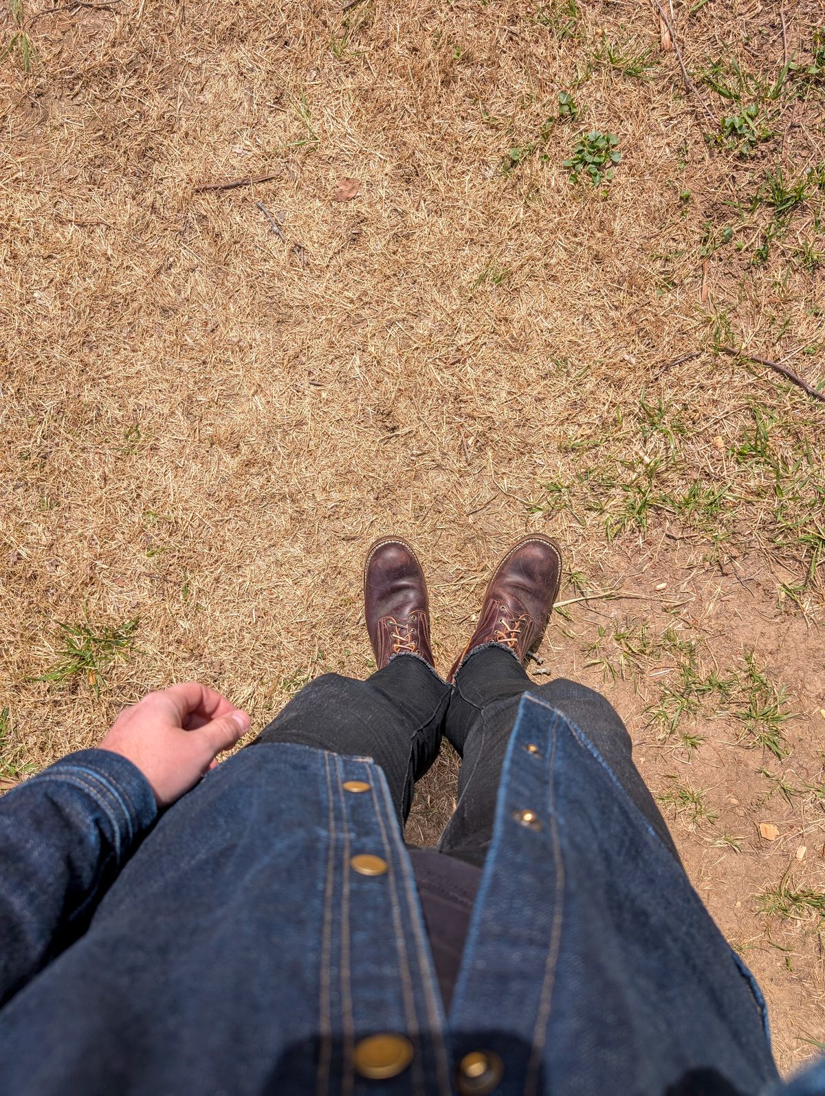 Photo by demo on March 21, 2025 of the Frank's Boots Type 1 Commander in Seidel Brown Domain.