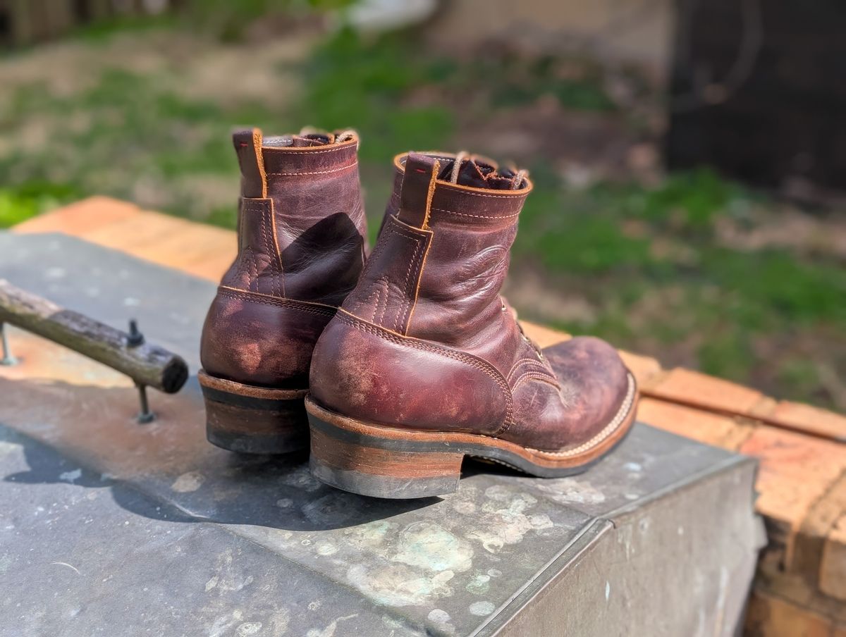 Photo by demo on March 24, 2025 of the Frank's Boots Type 1 Commander in Seidel Brown Domain.