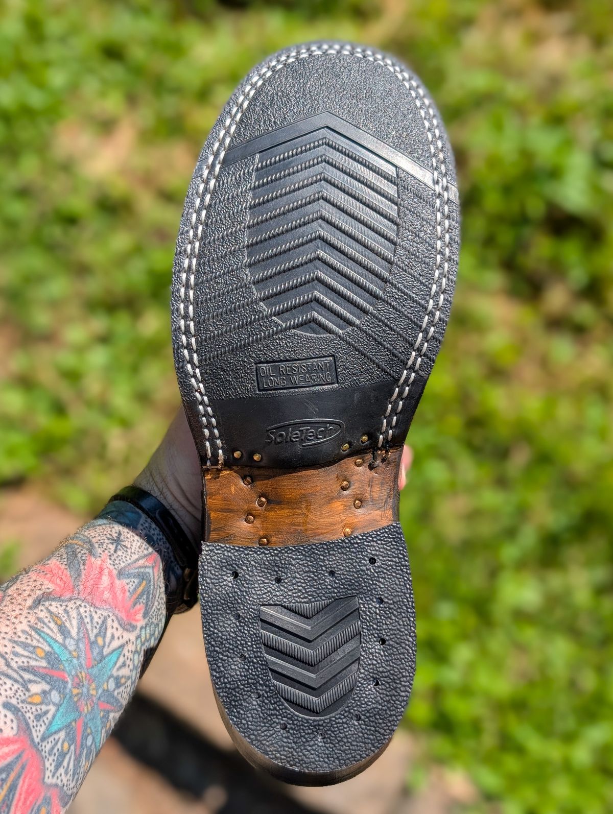 Photo by demo on June 21, 2025 of the Frank's Boots Custom Model in Seidel Mocha Oil Tan.