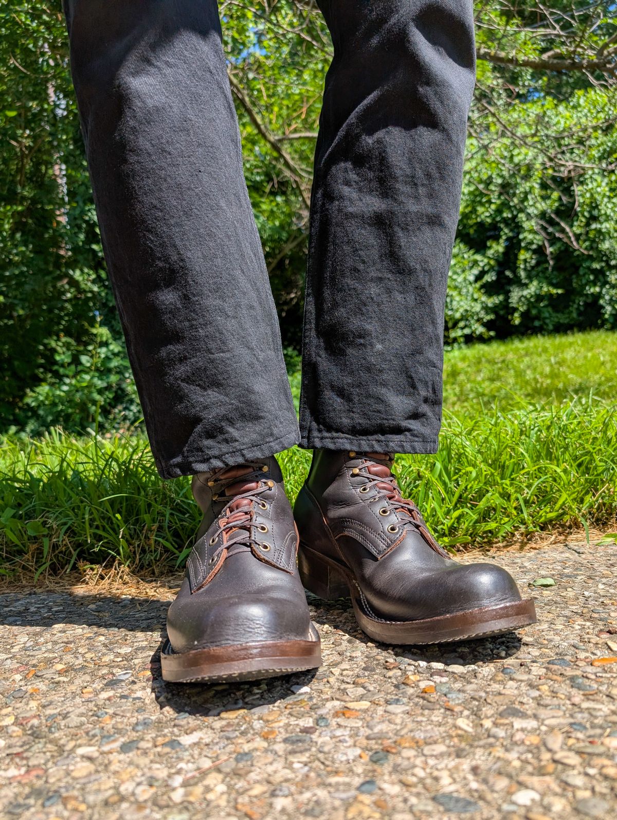 Photo by demo on June 21, 2025 of the Frank's Boots Custom Model in Seidel Mocha Oil Tan.