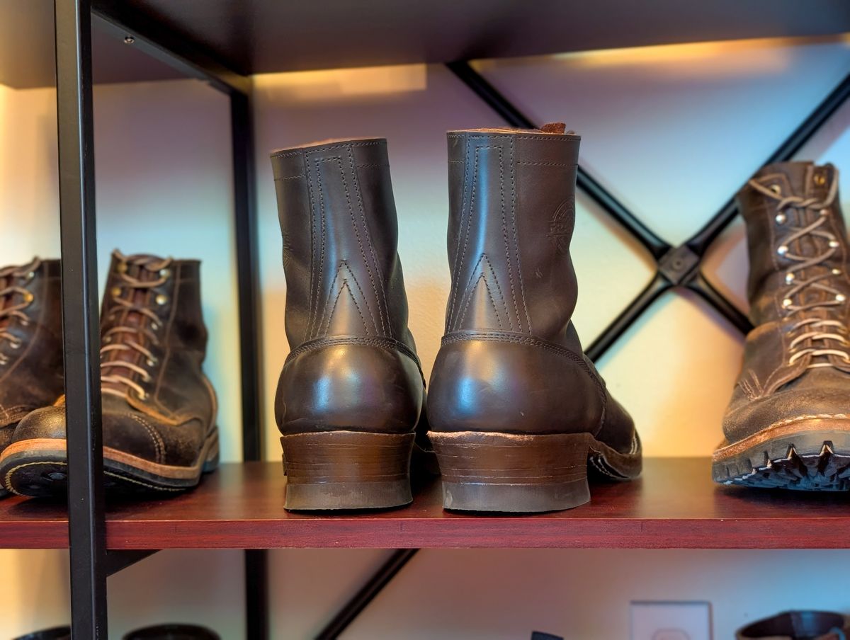 Photo by demo on July 1, 2025 of the Frank's Boots Custom Model in Seidel Mocha Oil Tan.