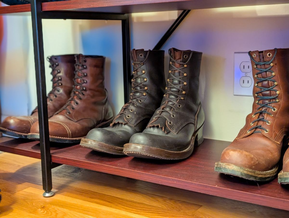 Photo by demo on August 10, 2025 of the Frank's Boots Custom Model in Seidel Mocha Oil Tan.
