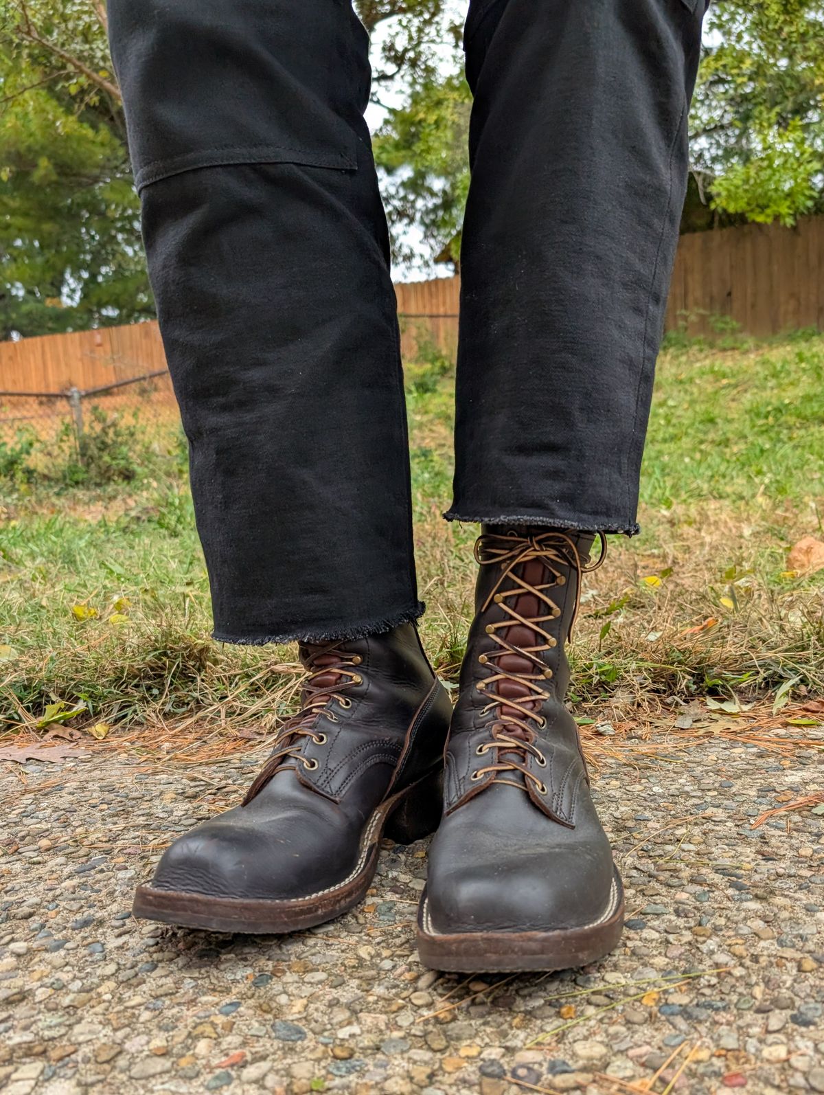 Photo by demo on October 29, 2025 of the Frank's Boots Custom Model in Seidel Mocha Oil Tan.