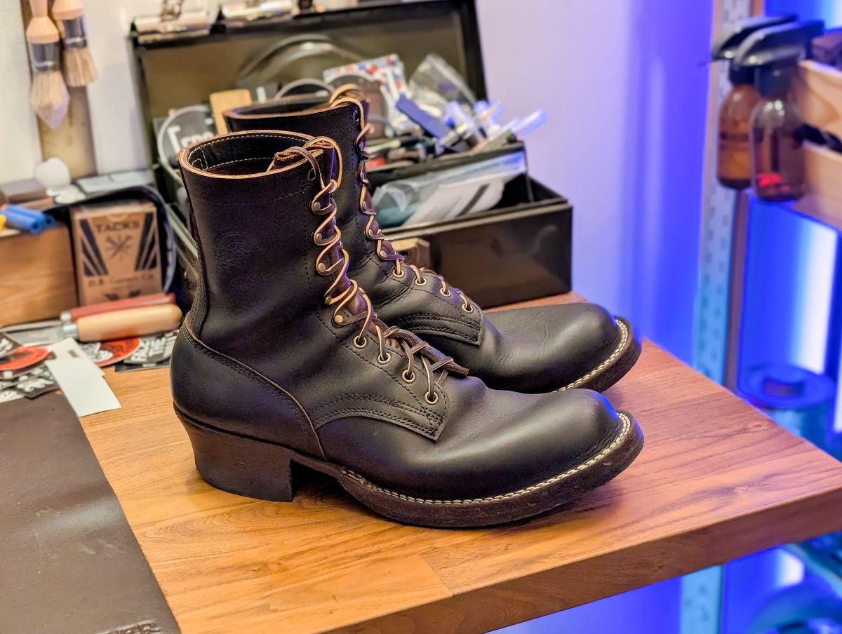 Photo by demo on October 16, 2025 of the Frank's Boots Custom Model in Seidel Mocha Oil Tan.