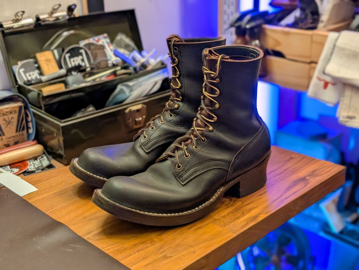 Photo by demo on October 16, 2025 of the Frank's Boots Custom Model in Seidel Mocha Oil Tan.