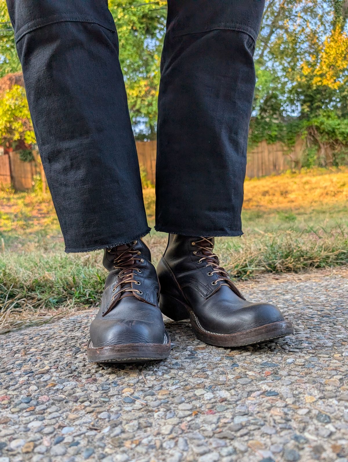 Photo by demo on October 15, 2025 of the Frank's Boots Custom Model in Seidel Mocha Oil Tan.