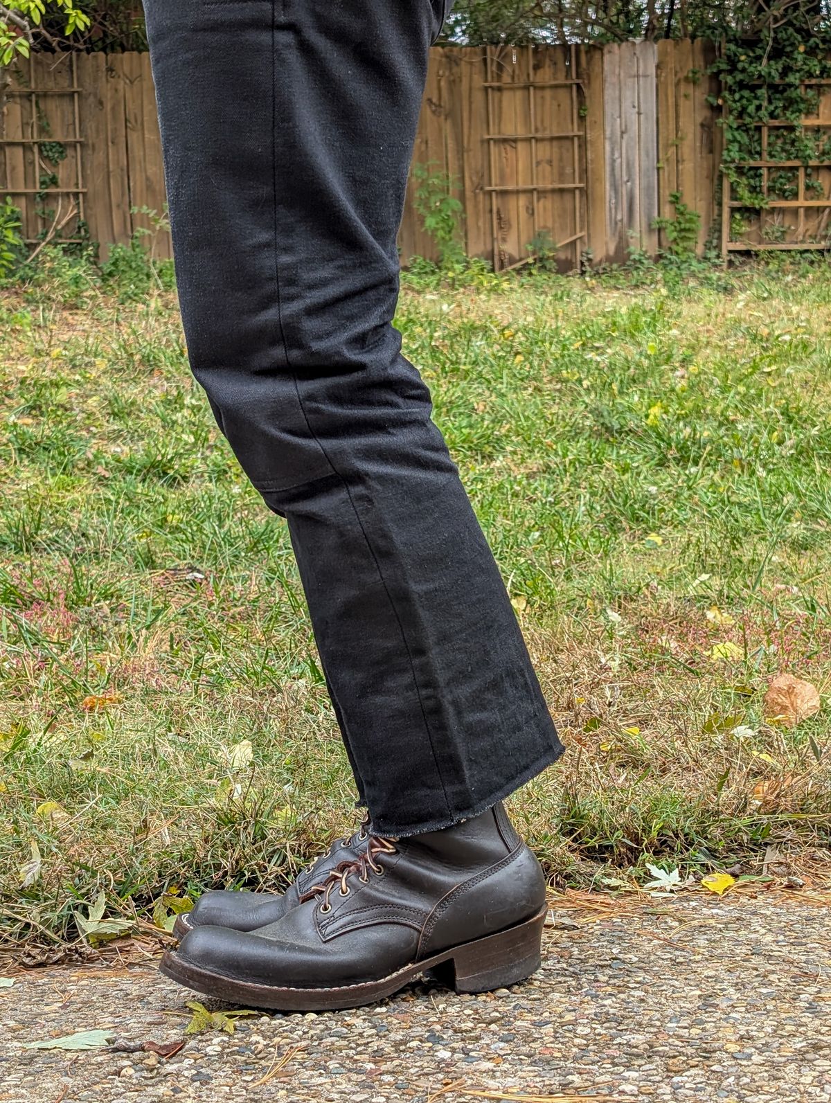 Photo by demo on October 29, 2025 of the Frank's Boots Custom Model in Seidel Mocha Oil Tan.