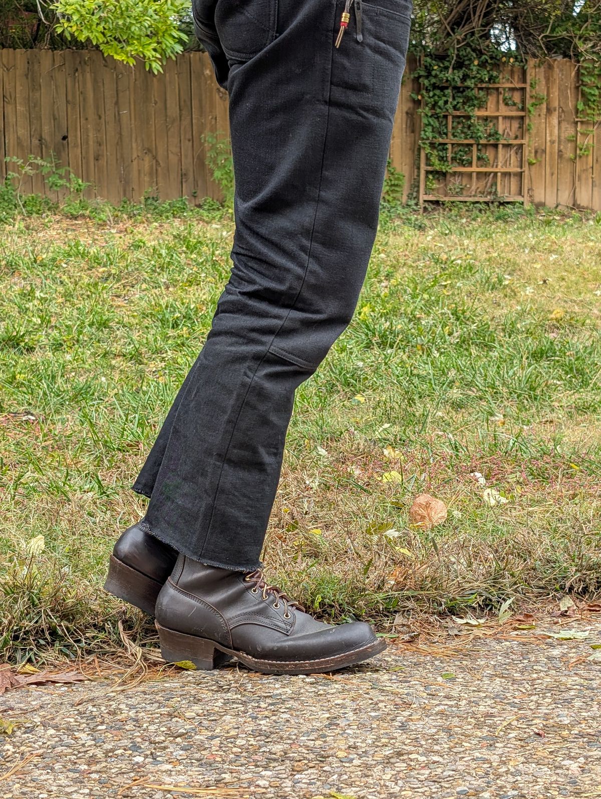 Photo by demo on October 29, 2025 of the Frank's Boots Custom Model in Seidel Mocha Oil Tan.