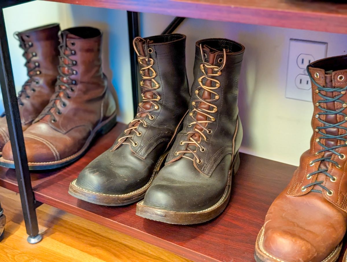 Photo by demo on October 16, 2025 of the Frank's Boots Custom Model in Seidel Mocha Oil Tan.