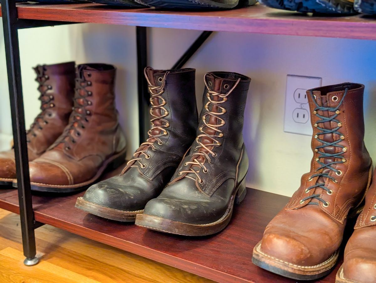 Photo by demo on November 24, 2025 of the Frank's Boots Custom Model in Seidel Mocha Oil Tan.