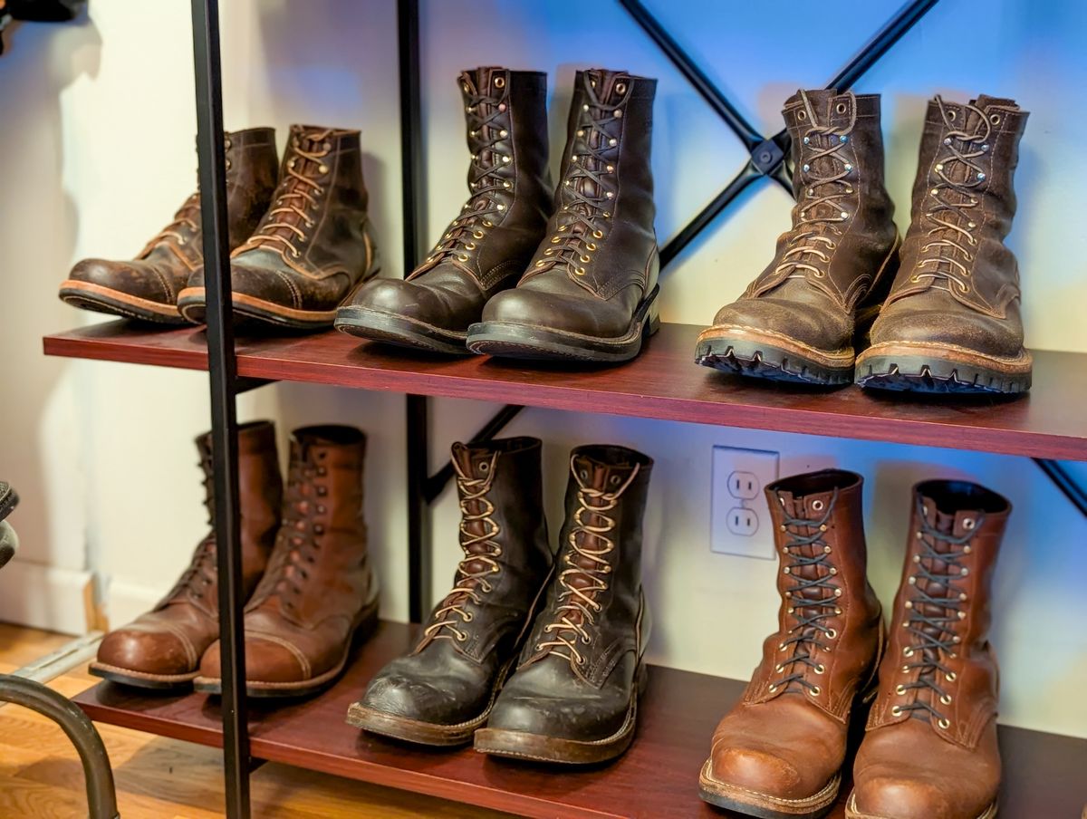 Photo by demo on November 24, 2025 of the Frank's Boots Custom Model in Seidel Mocha Oil Tan.