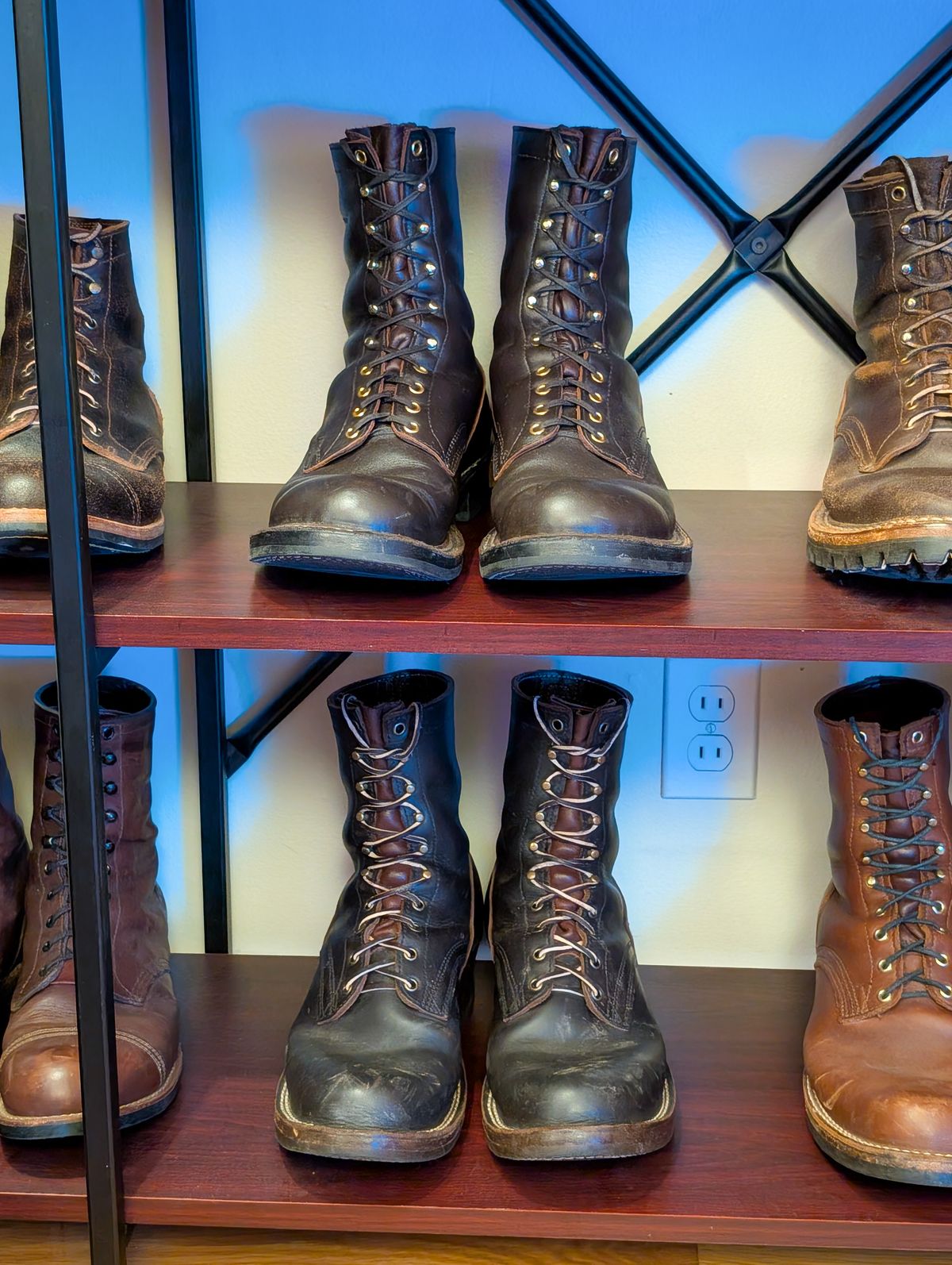 Photo by demo on November 24, 2025 of the Frank's Boots Custom Model in Seidel Mocha Oil Tan.