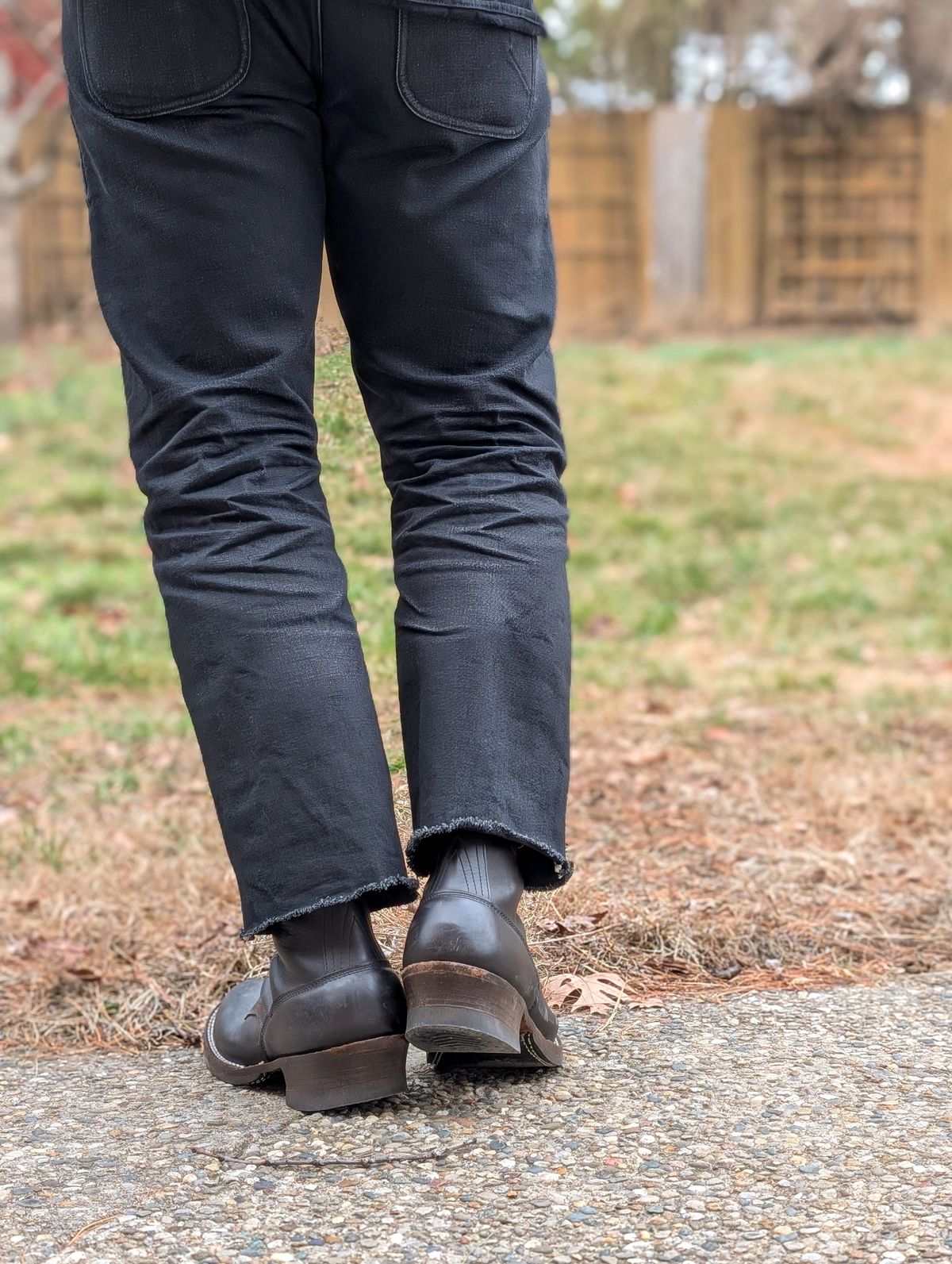 Photo by demo on January 16, 2026 of the Frank's Boots Custom Model in Seidel Mocha Oil Tan.