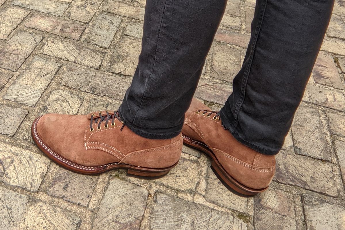 Photo by demo on May 23, 2022 of the White's 350 Cruiser in Seidel Red Dog Oil Tan Roughout.