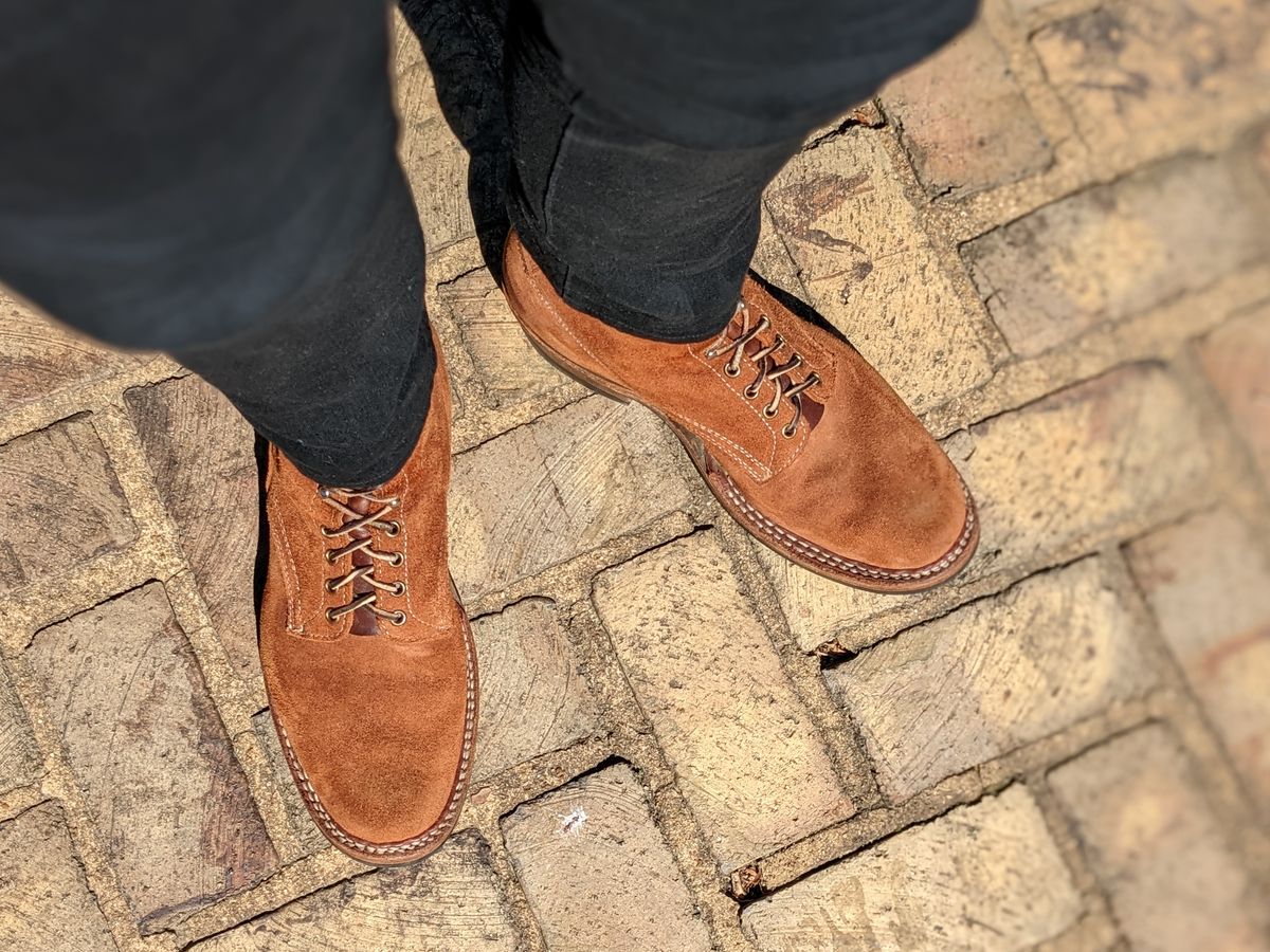 Photo by demo on September 29, 2022 of the White's 350 Cruiser in Seidel Red Dog Oil Tan Roughout.