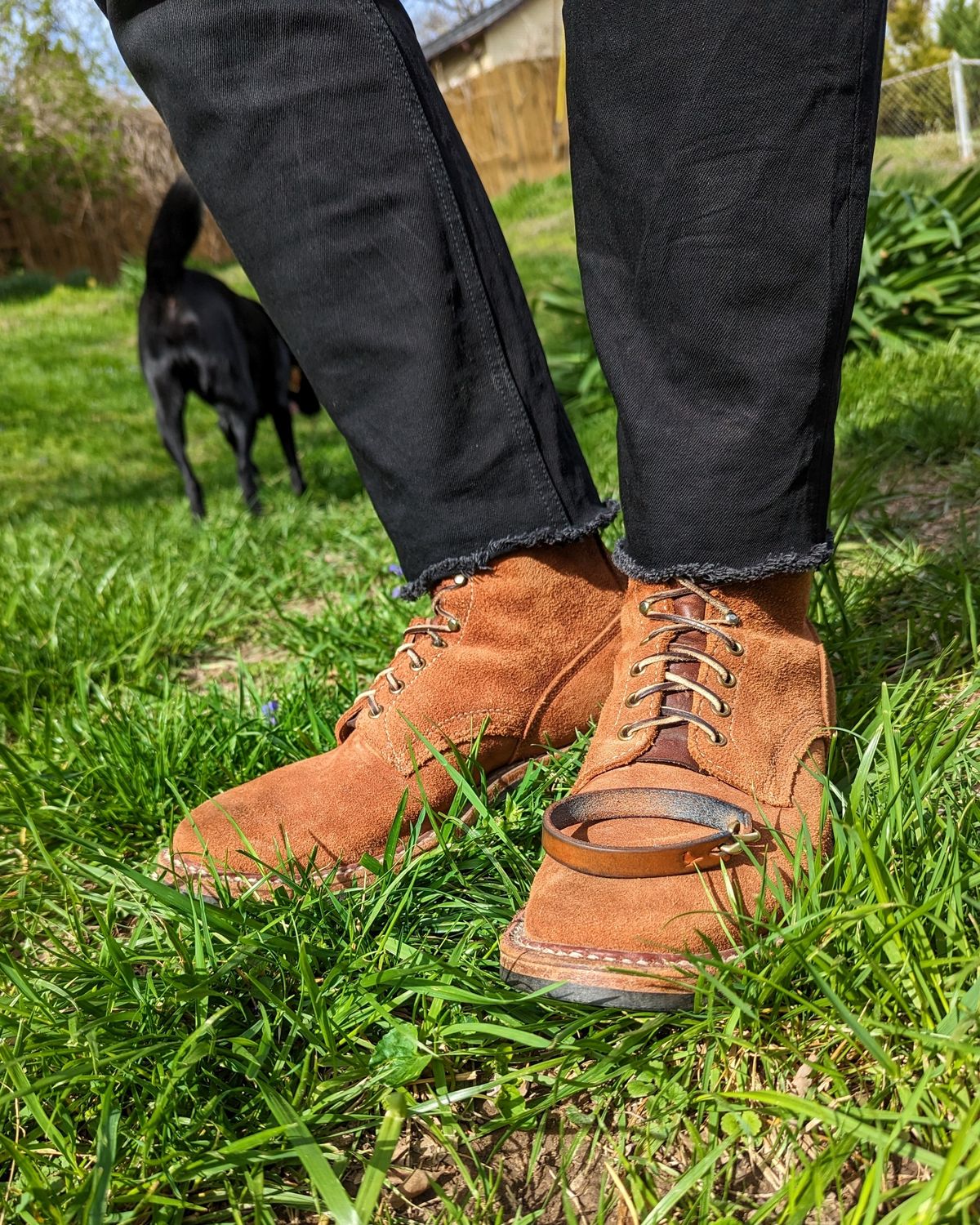 Photo by demo on April 8, 2023 of the White's 350 Cruiser in Seidel Red Dog Oil Tan Roughout.