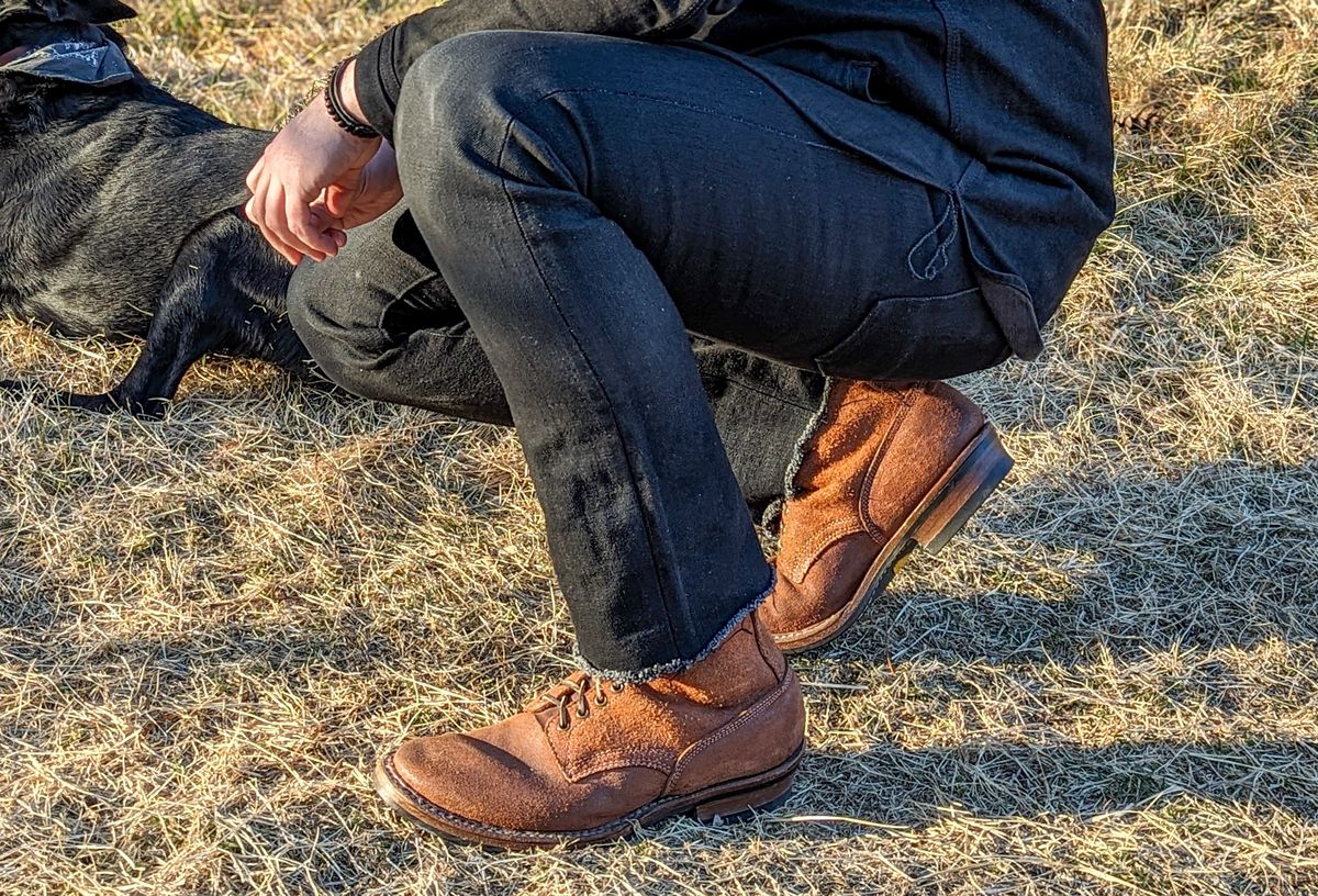 Photo by demo on February 19, 2024 of the White's 350 Cruiser in Seidel Red Dog Oil Tan Roughout.
