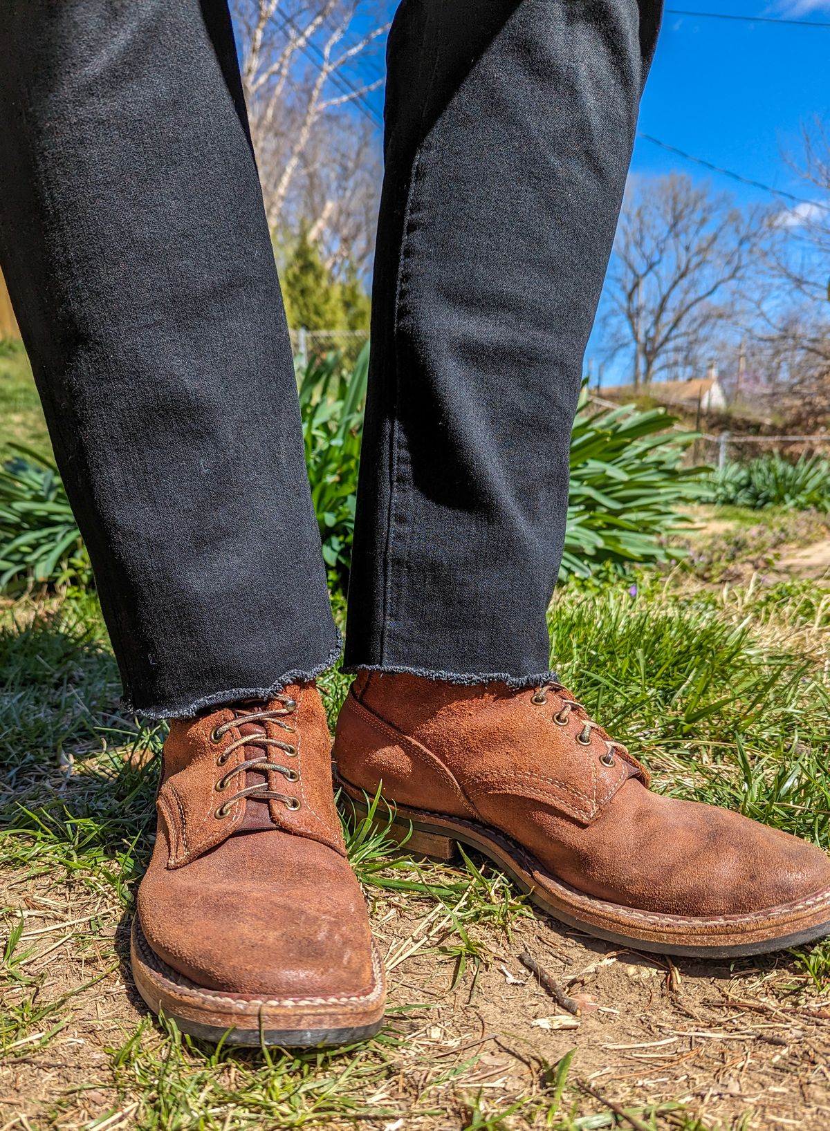 Photo by demo on March 18, 2024 of the White's 350 Cruiser in Seidel Red Dog Oil Tan Roughout.