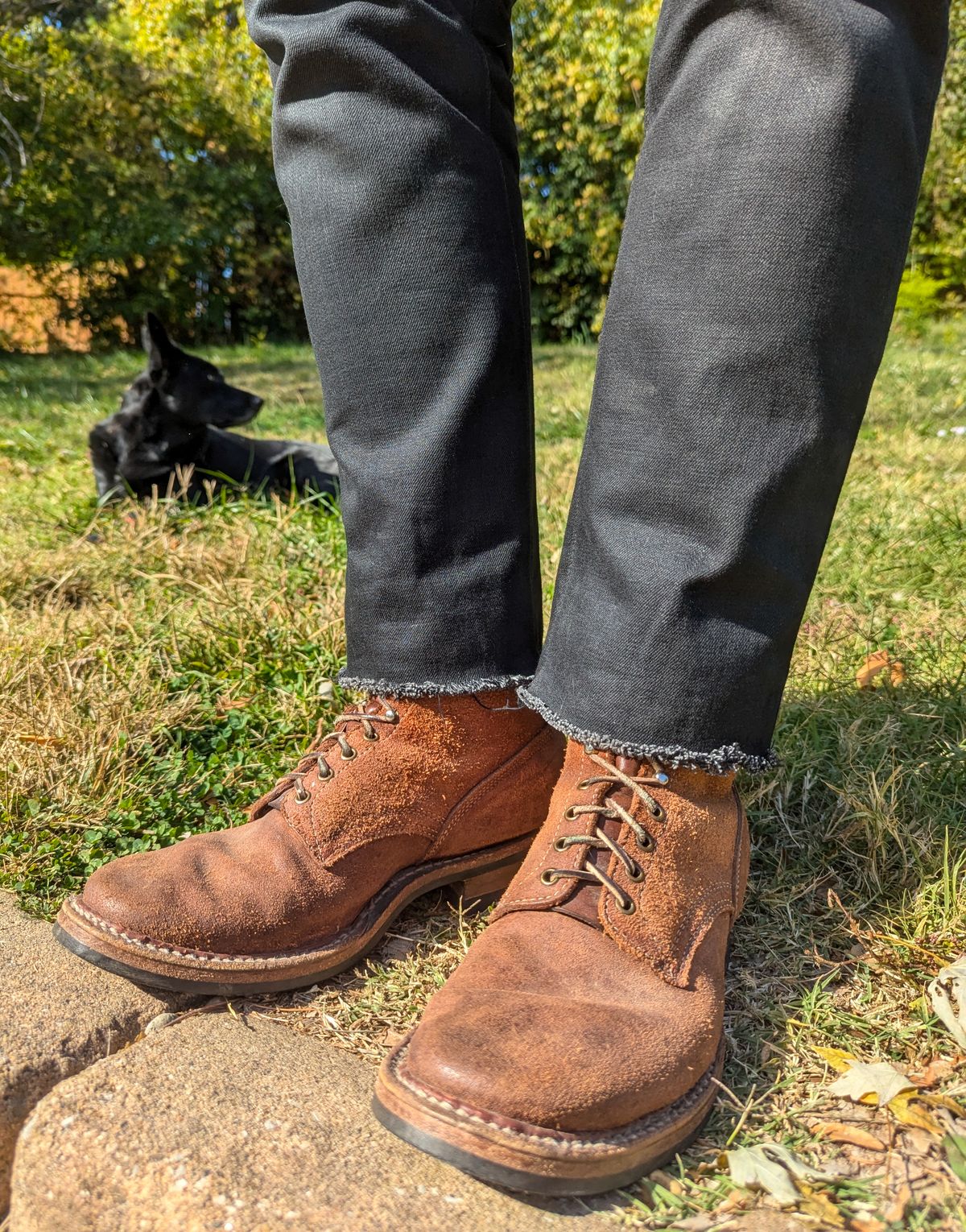 Photo by demo on October 24, 2024 of the White's 350 Cruiser in Seidel Red Dog Oil Tan Roughout.