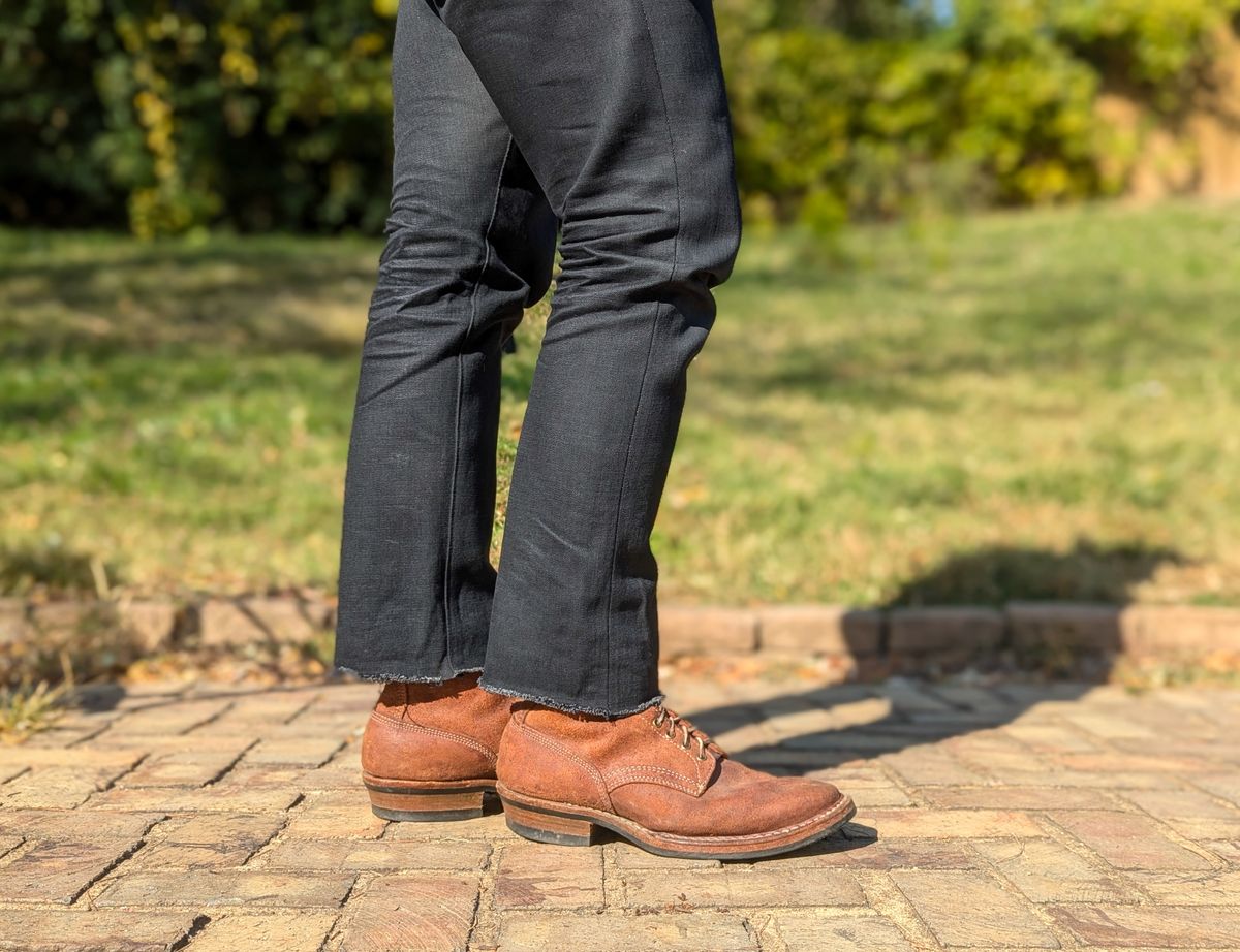 Photo by demo on October 24, 2024 of the White's 350 Cruiser in Seidel Red Dog Oil Tan Roughout.