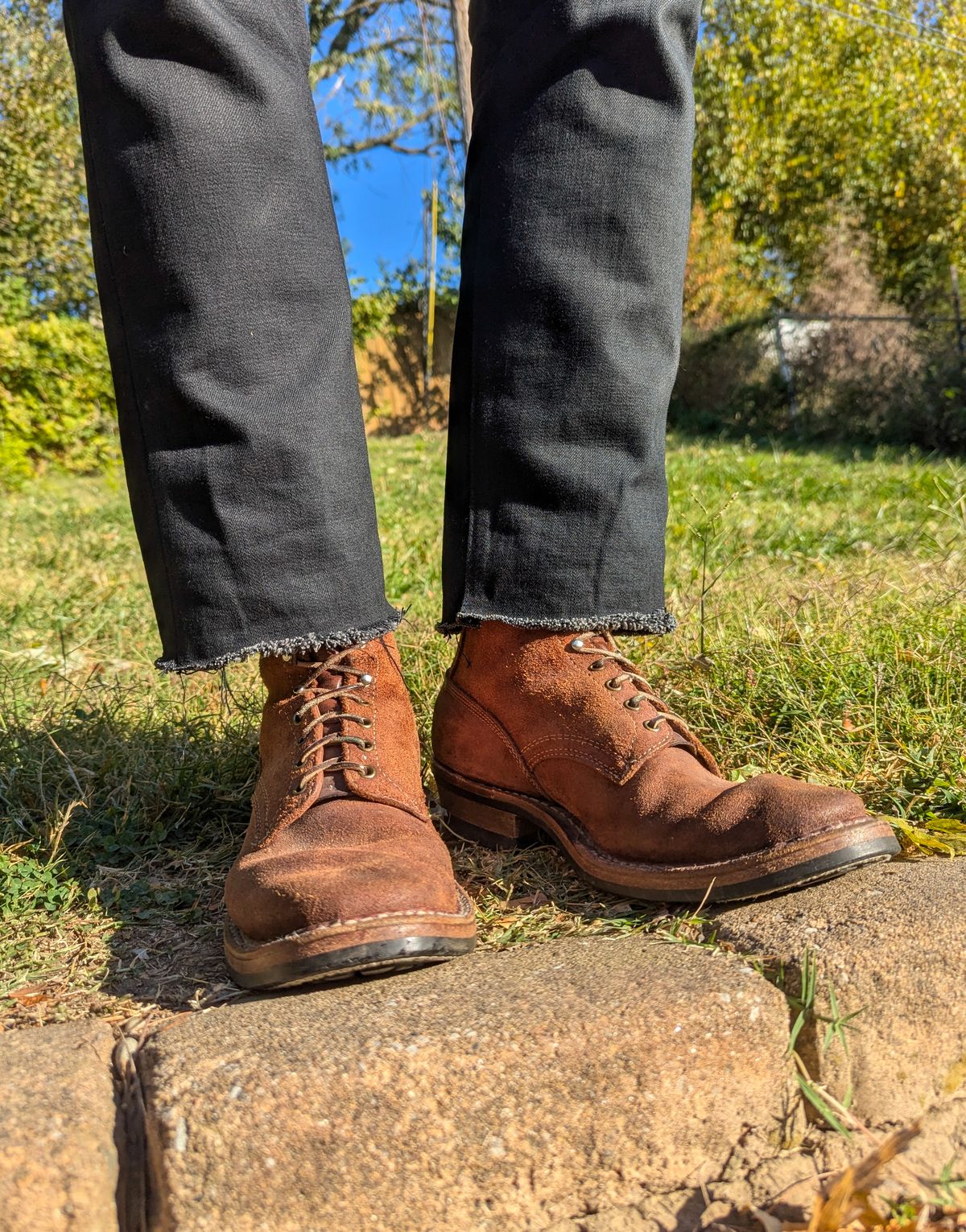 Photo by demo on October 24, 2024 of the White's 350 Cruiser in Seidel Red Dog Oil Tan Roughout.