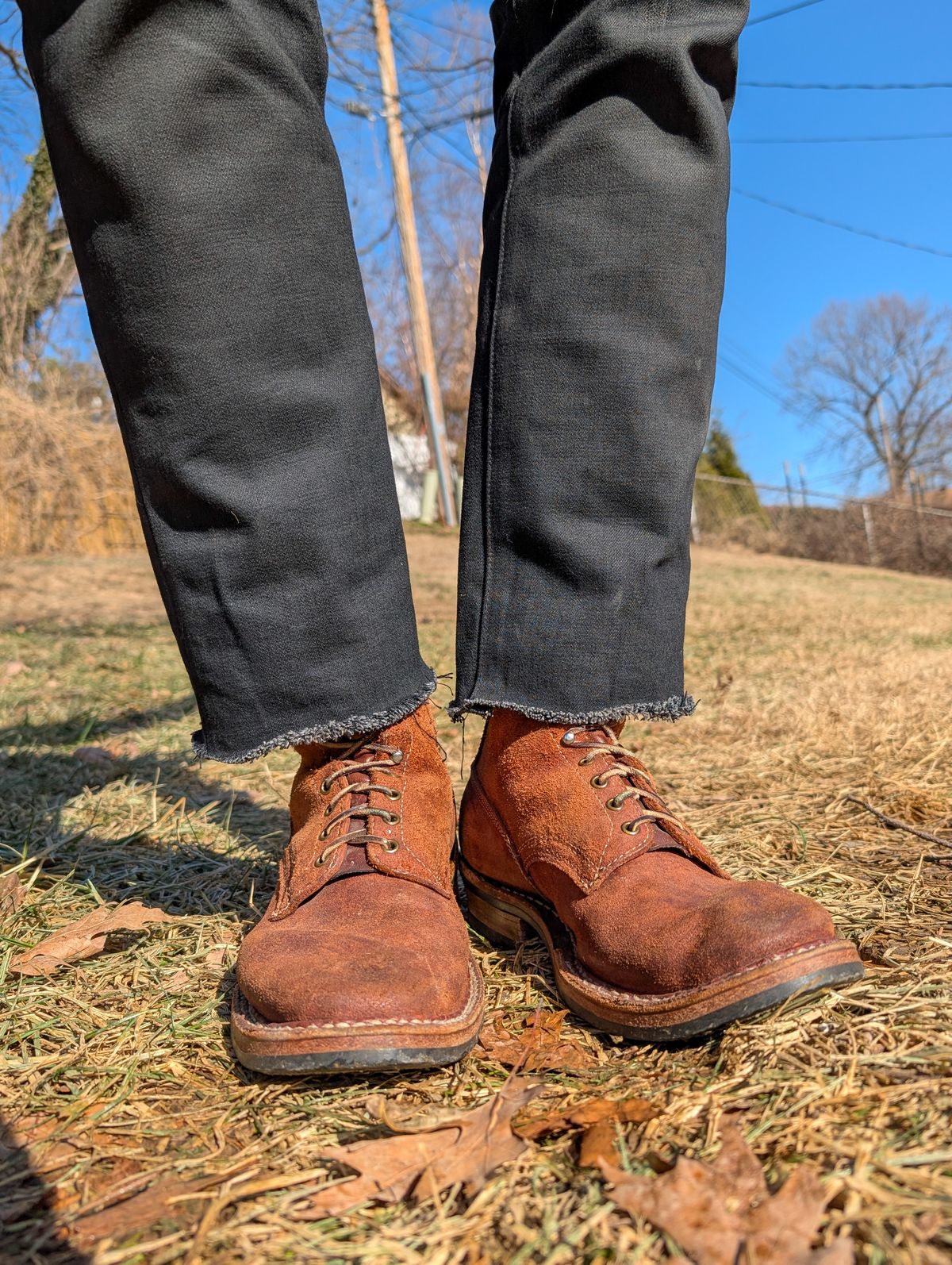 Photo by demo on January 26, 2025 of the White's 350 Cruiser in Seidel Red Dog Oil Tan Roughout.