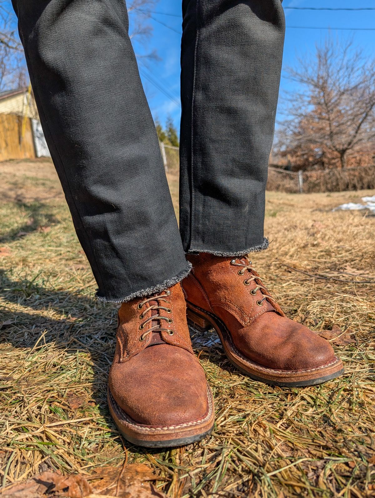 Photo by demo on January 26, 2025 of the White's 350 Cruiser in Seidel Red Dog Oil Tan Roughout.