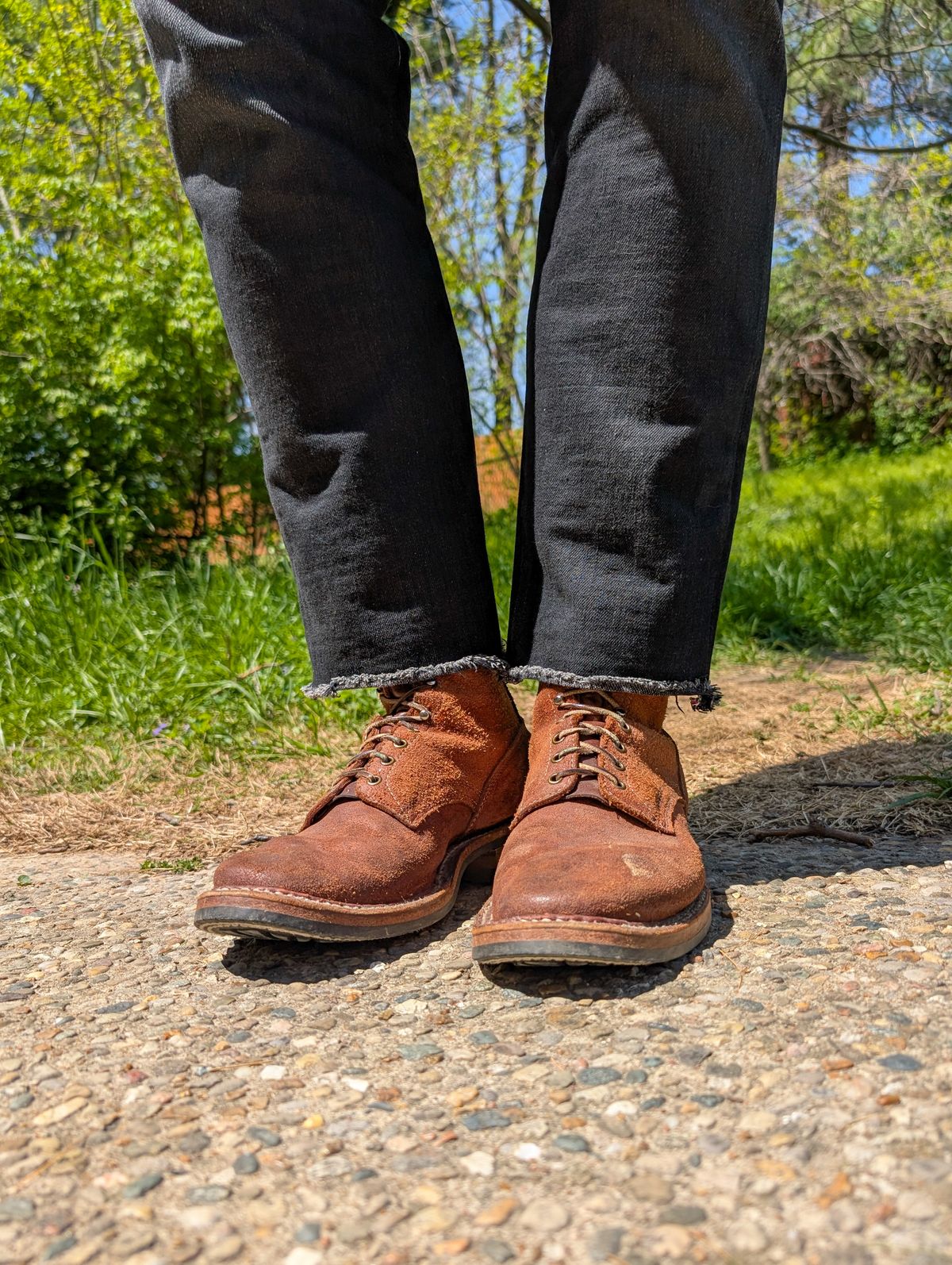 Photo by demo on April 16, 2025 of the White's 350 Cruiser in Seidel Red Dog Oil Tan Roughout.