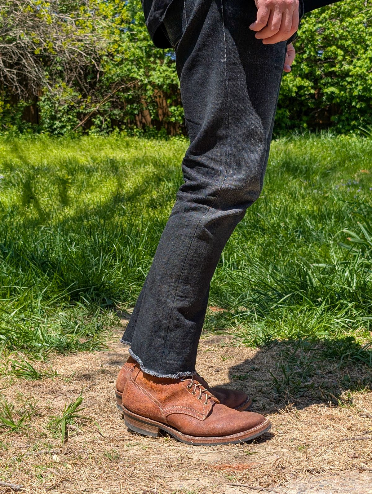 Photo by demo on April 16, 2025 of the White's 350 Cruiser in Seidel Red Dog Oil Tan Roughout.