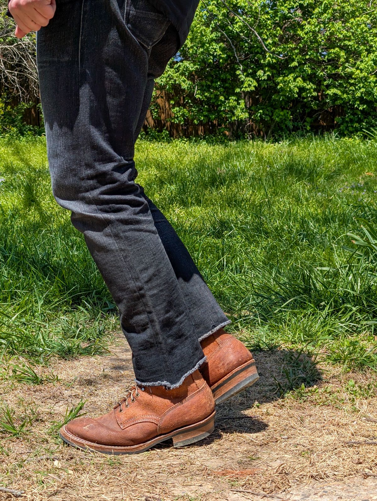 Photo by demo on April 16, 2025 of the White's 350 Cruiser in Seidel Red Dog Oil Tan Roughout.