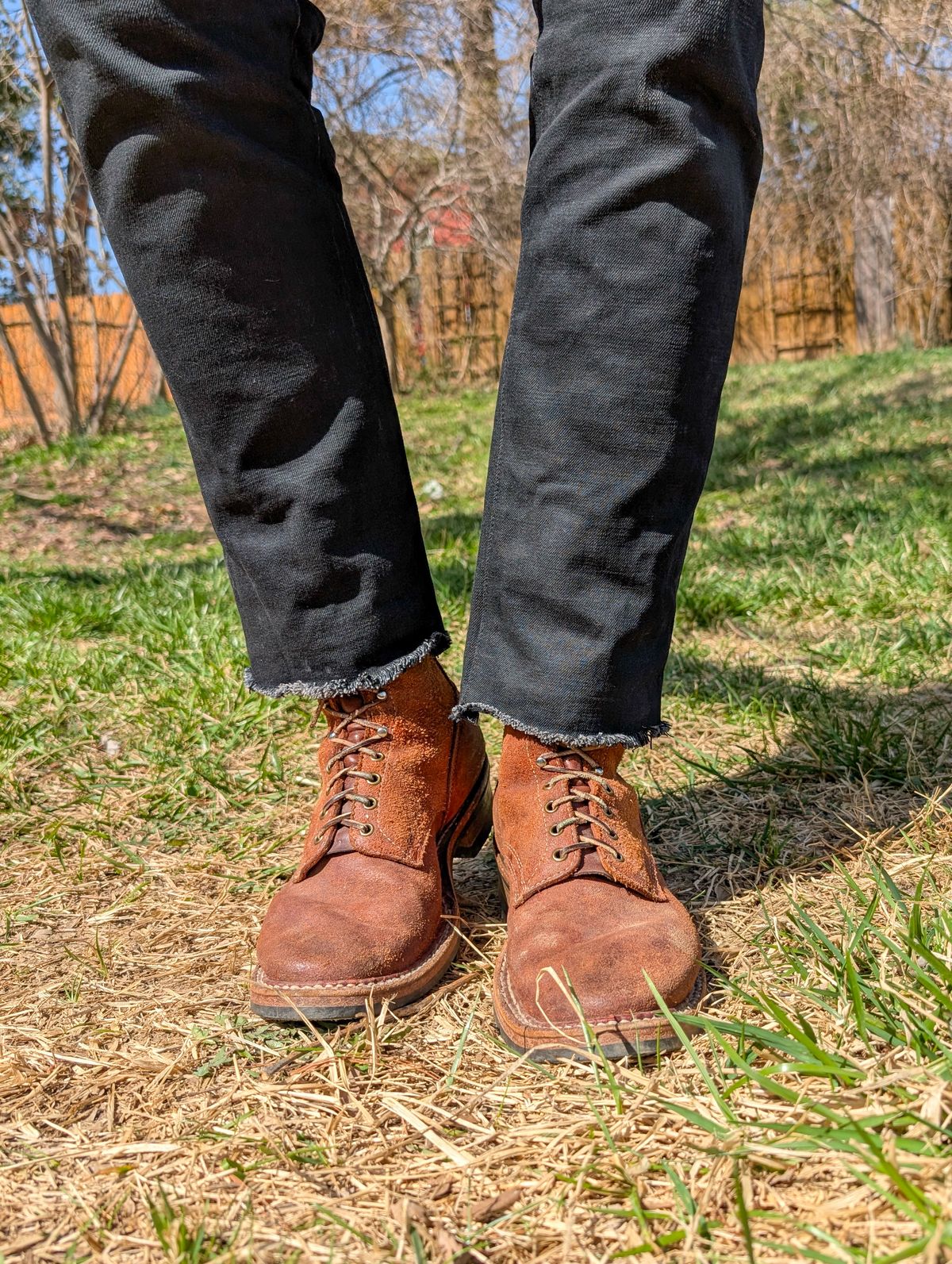 Photo by demo on March 14, 2025 of the White's 350 Cruiser in Seidel Red Dog Oil Tan Roughout.